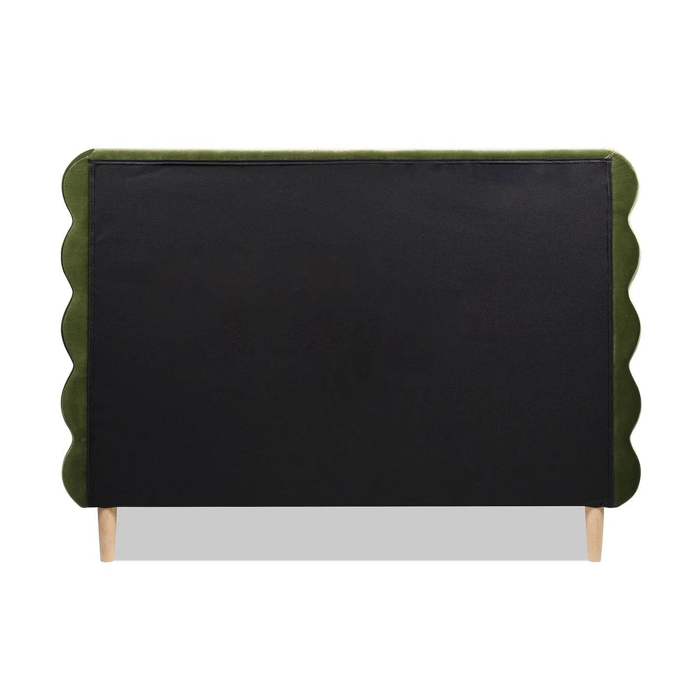 Stockholm - Modern Wavy Headboard Platform Bed