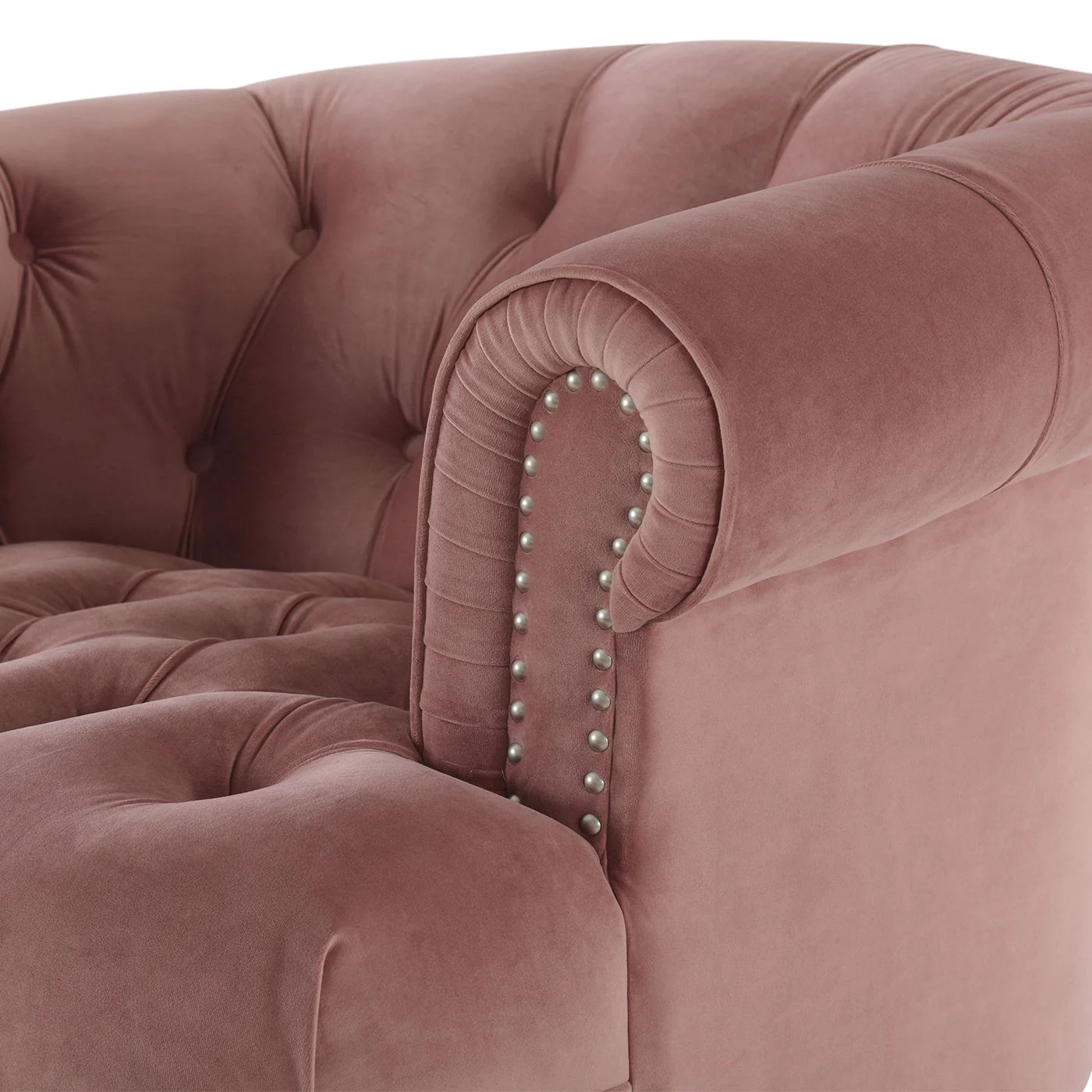 La Rosa - Victorian Tufted Upholstered Accent Chair