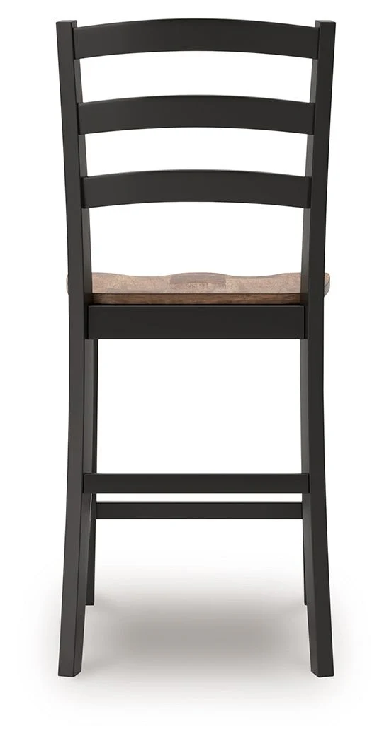 7557-wildenauer-barstool-set-of-2-brown-black-2.webp Wildenauer - Barstool (Set of 2) - Brown / Black