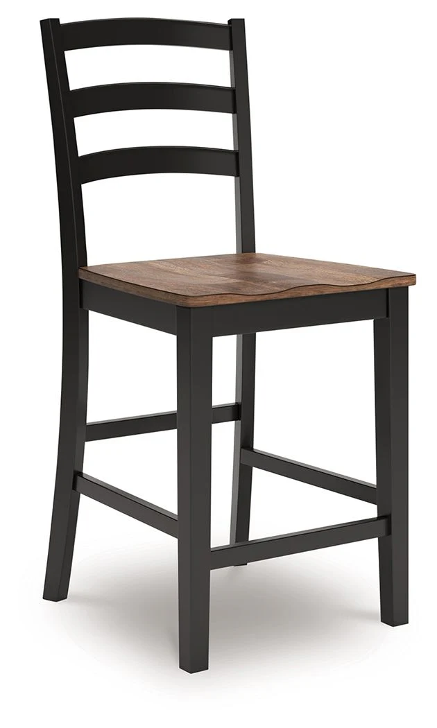 7557-wildenauer-barstool-set-of-2-brown-black-3.webp Wildenauer - Barstool (Set of 2) - Brown / Black