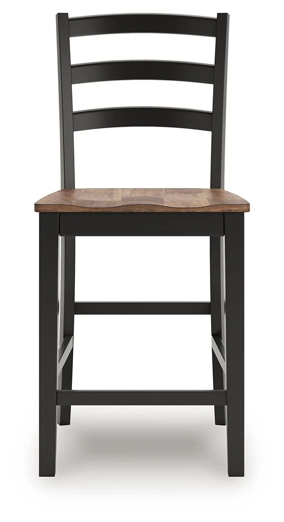 7557-wildenauer-barstool-set-of-2-brown-black-6.webp Wildenauer - Barstool (Set of 2) - Brown / Black