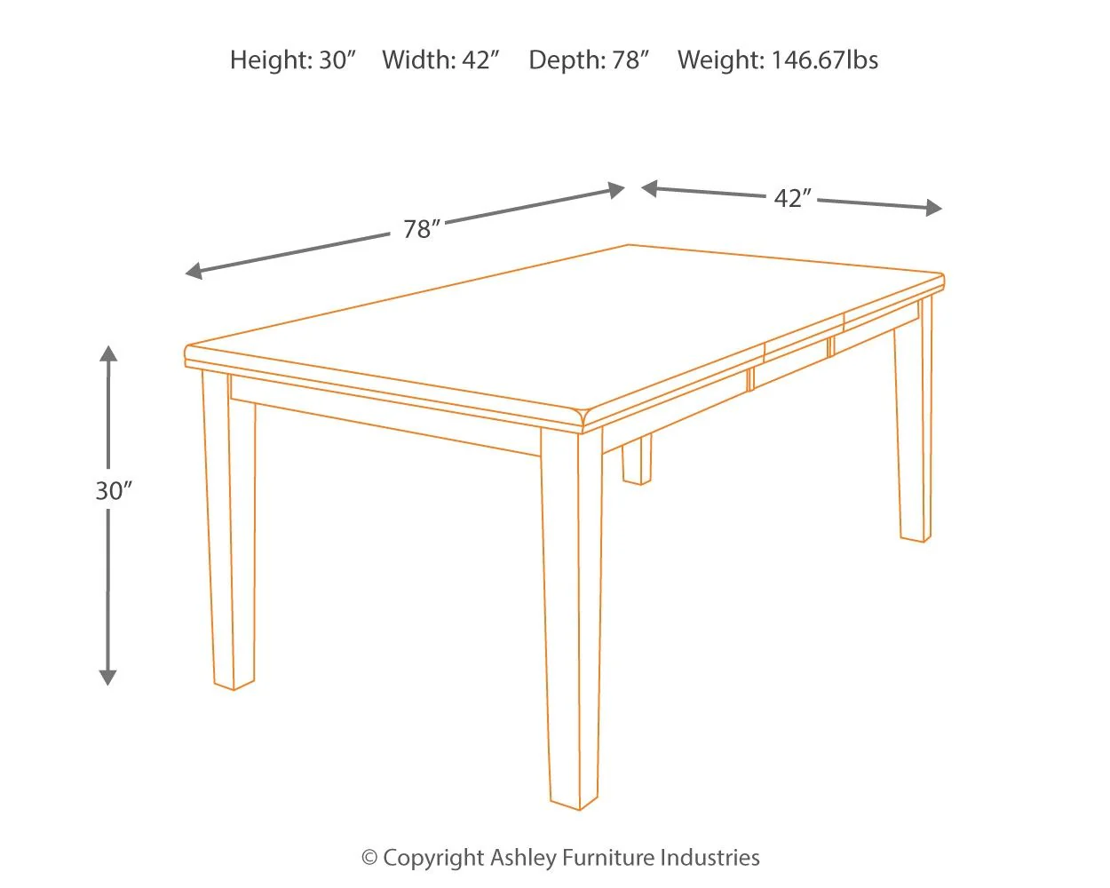 Ralene - Dining Room Table