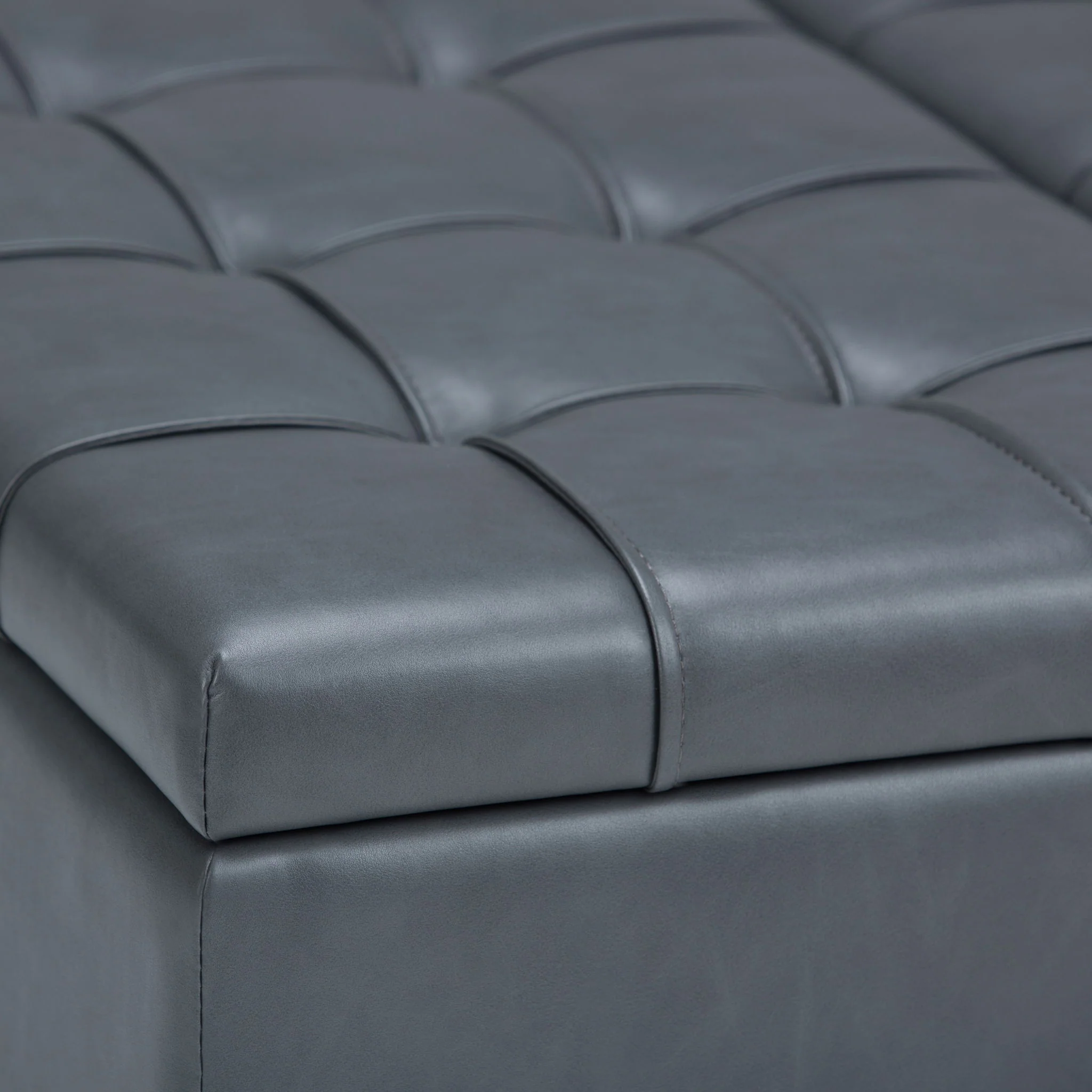 Harrison - Upholstered Coffee Table Storage Ottoman