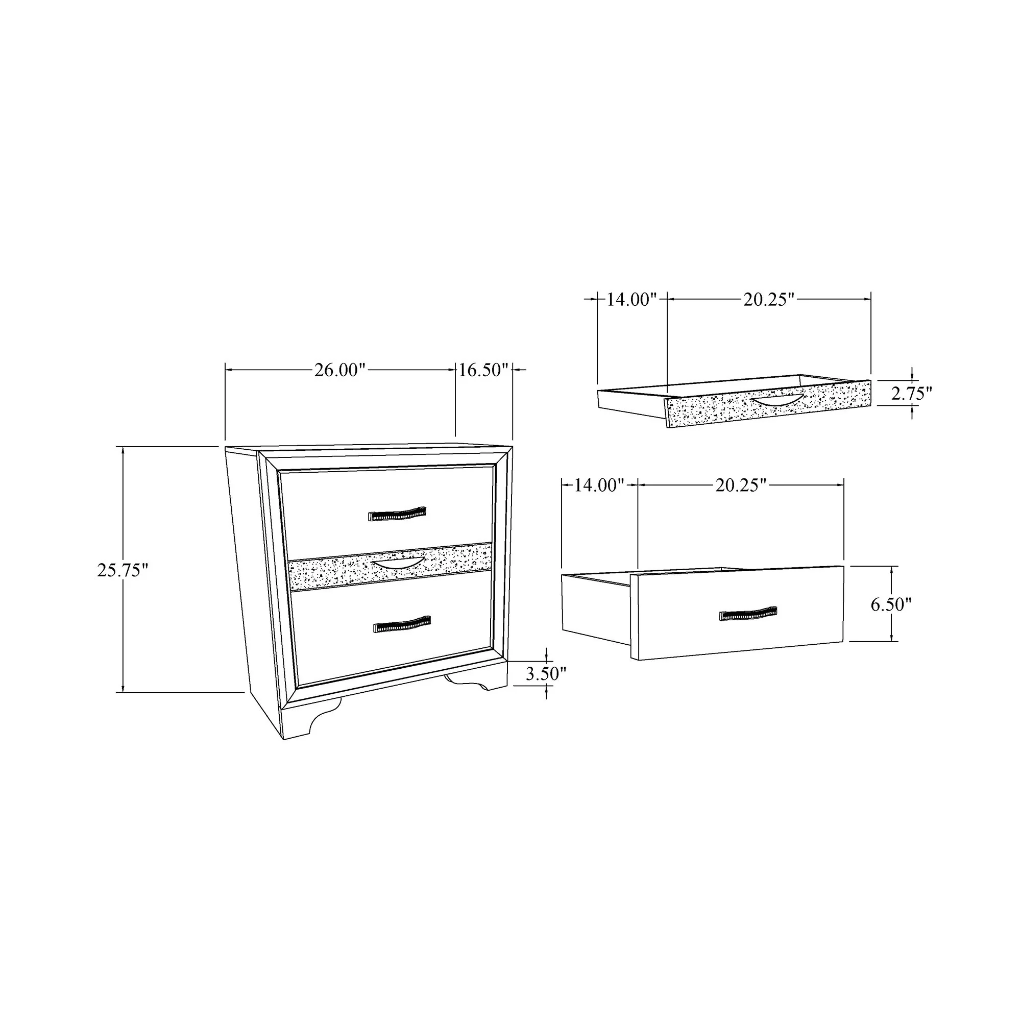 7763-ryder-sparkle-nightstand-gray-4.webp Ryder - Sparkle Nightstand - Gray