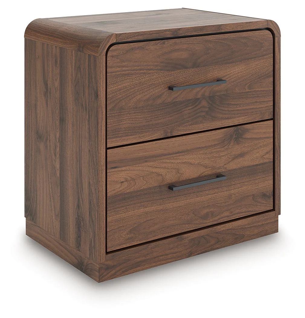 7769-fortlorn-two-drawer-night-stand-walnut-brown-1.webp Fortlorn - Two Drawer Night Stand - Walnut Brown