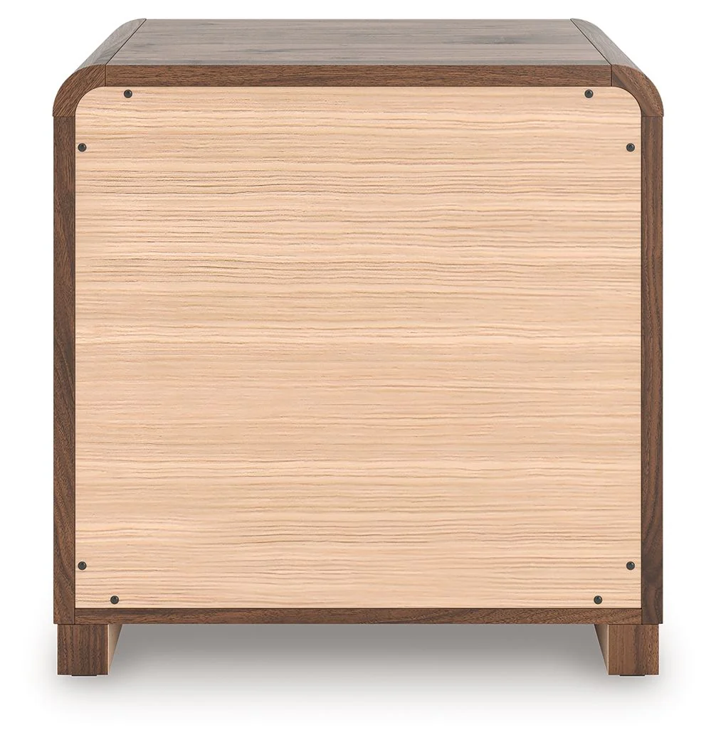 7769-fortlorn-two-drawer-night-stand-walnut-brown-4.webp Fortlorn - Two Drawer Night Stand - Walnut Brown