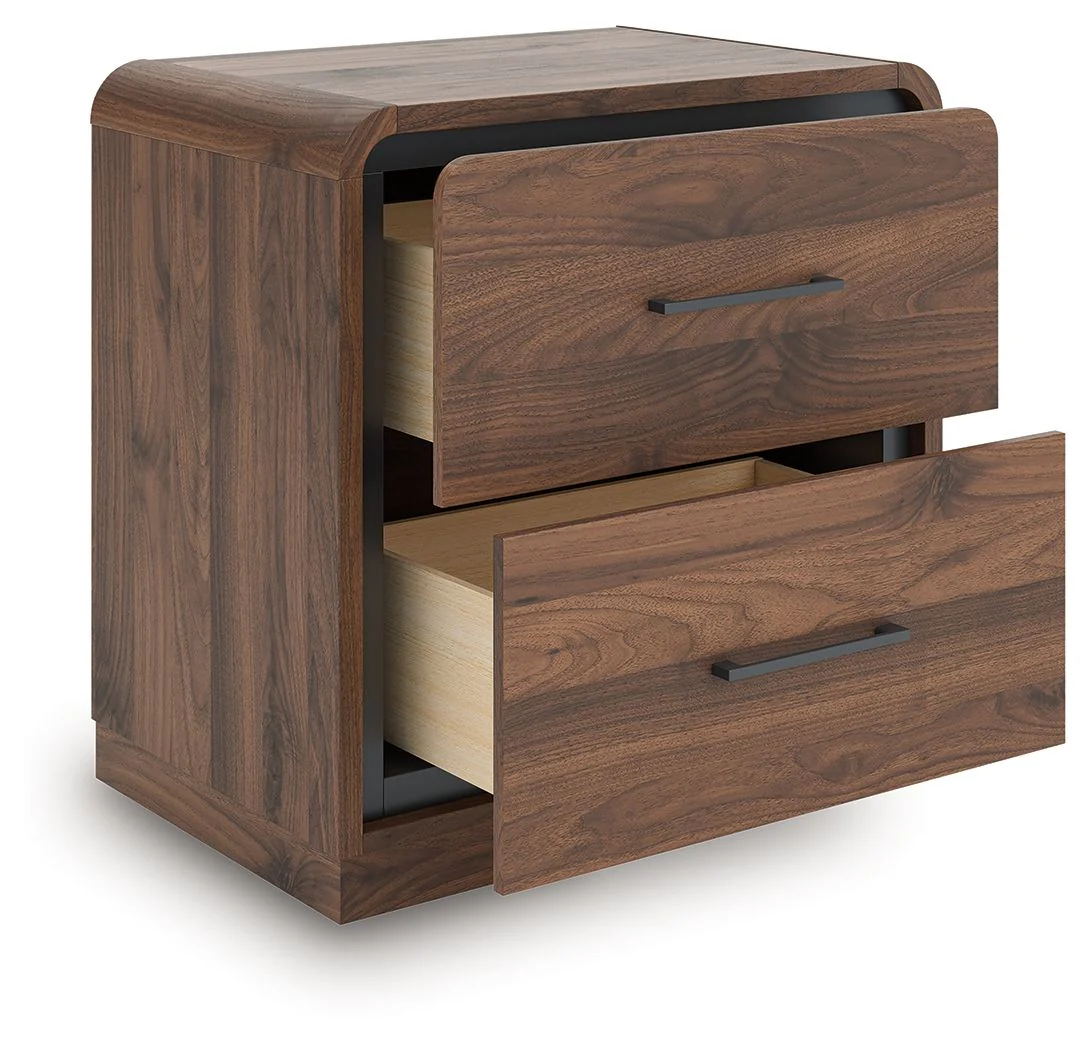 7769-fortlorn-two-drawer-night-stand-walnut-brown-6.webp Fortlorn - Two Drawer Night Stand - Walnut Brown