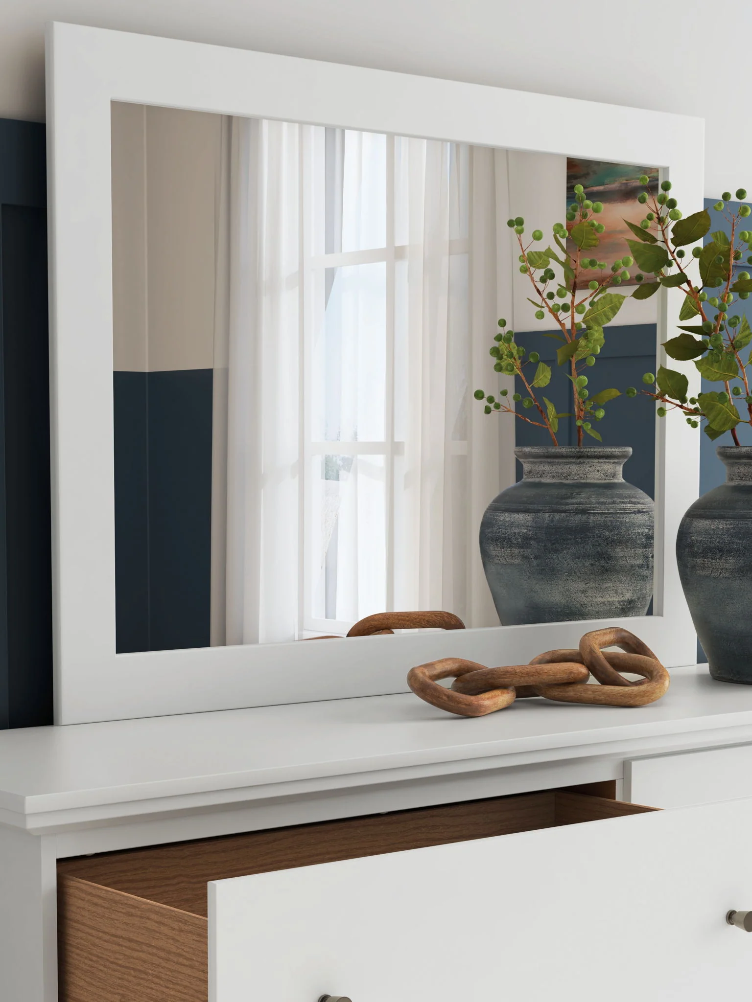 7778-bostwick-shoals-bedroom-mirror-white-2.webp Bostwick Shoals - Bedroom Mirror - White