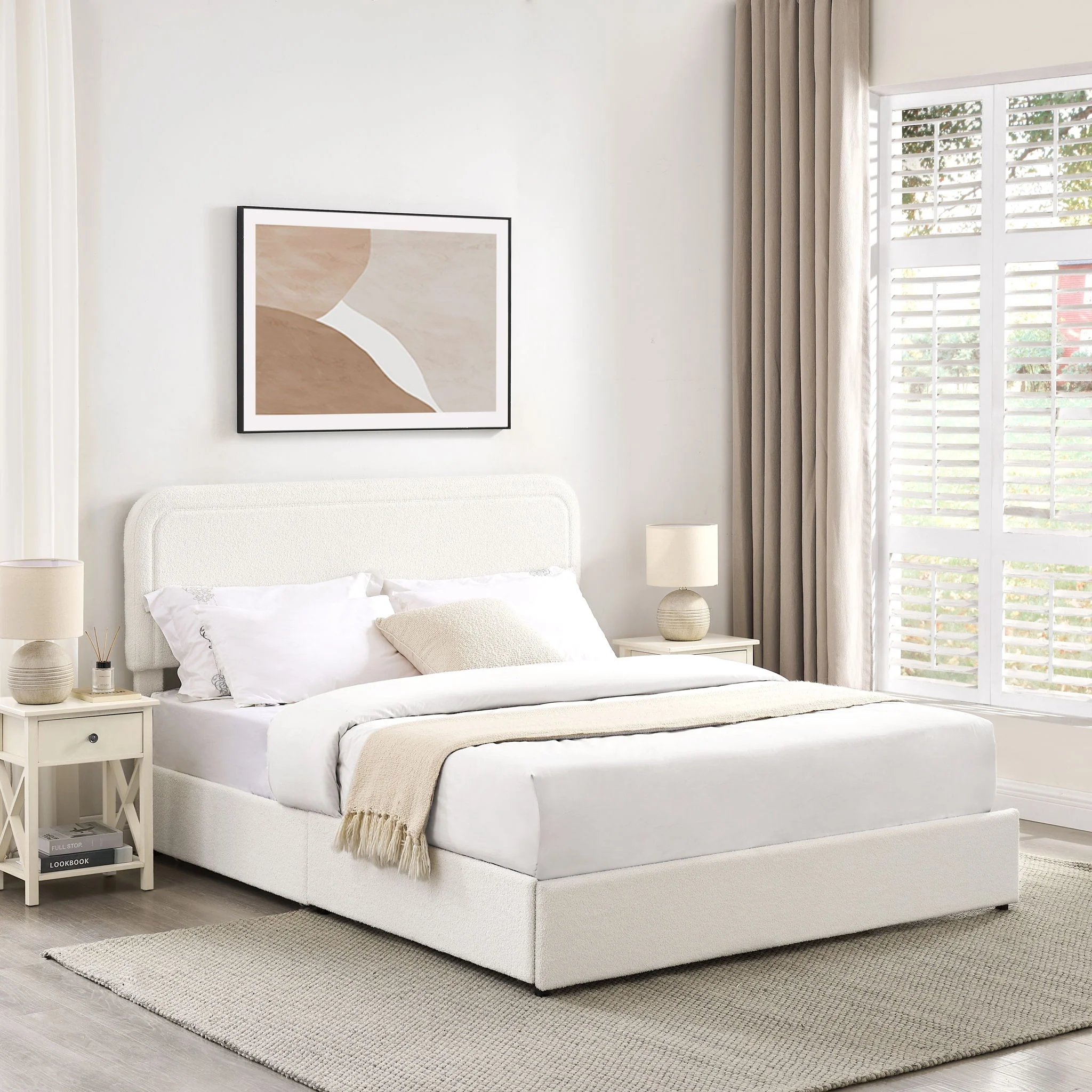 Liv - Patented With Drawers Upholstered Storage Platform Bed