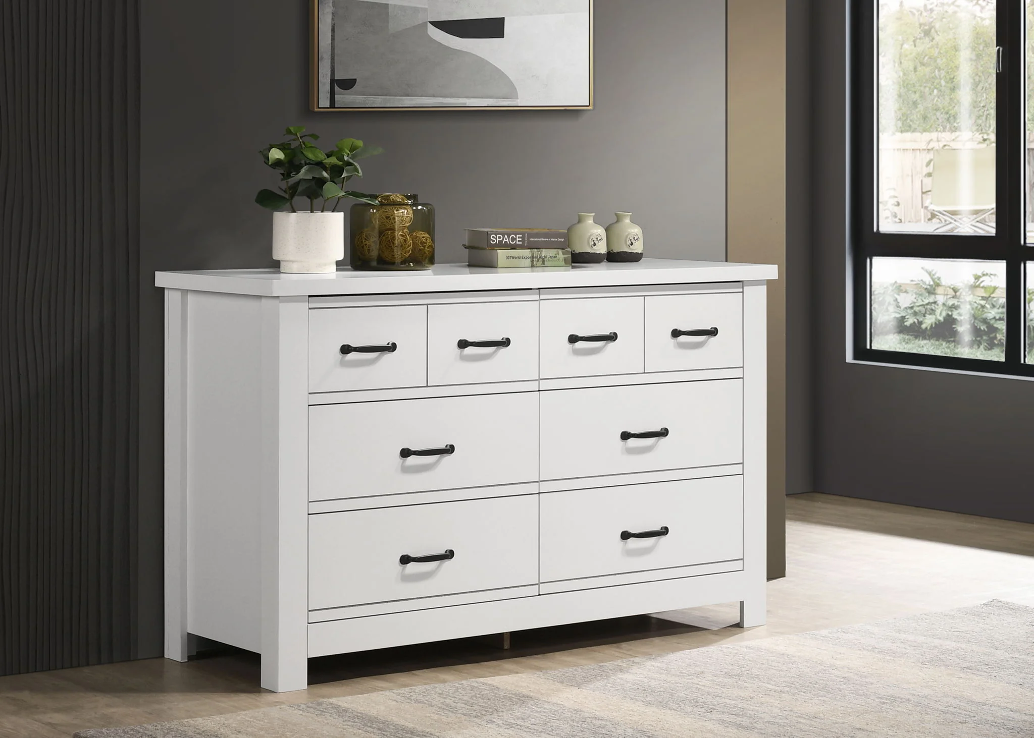 7791-cassini-6-drawer-dresser-white-1.webp Cassini - 6 Drawer Dresser - White