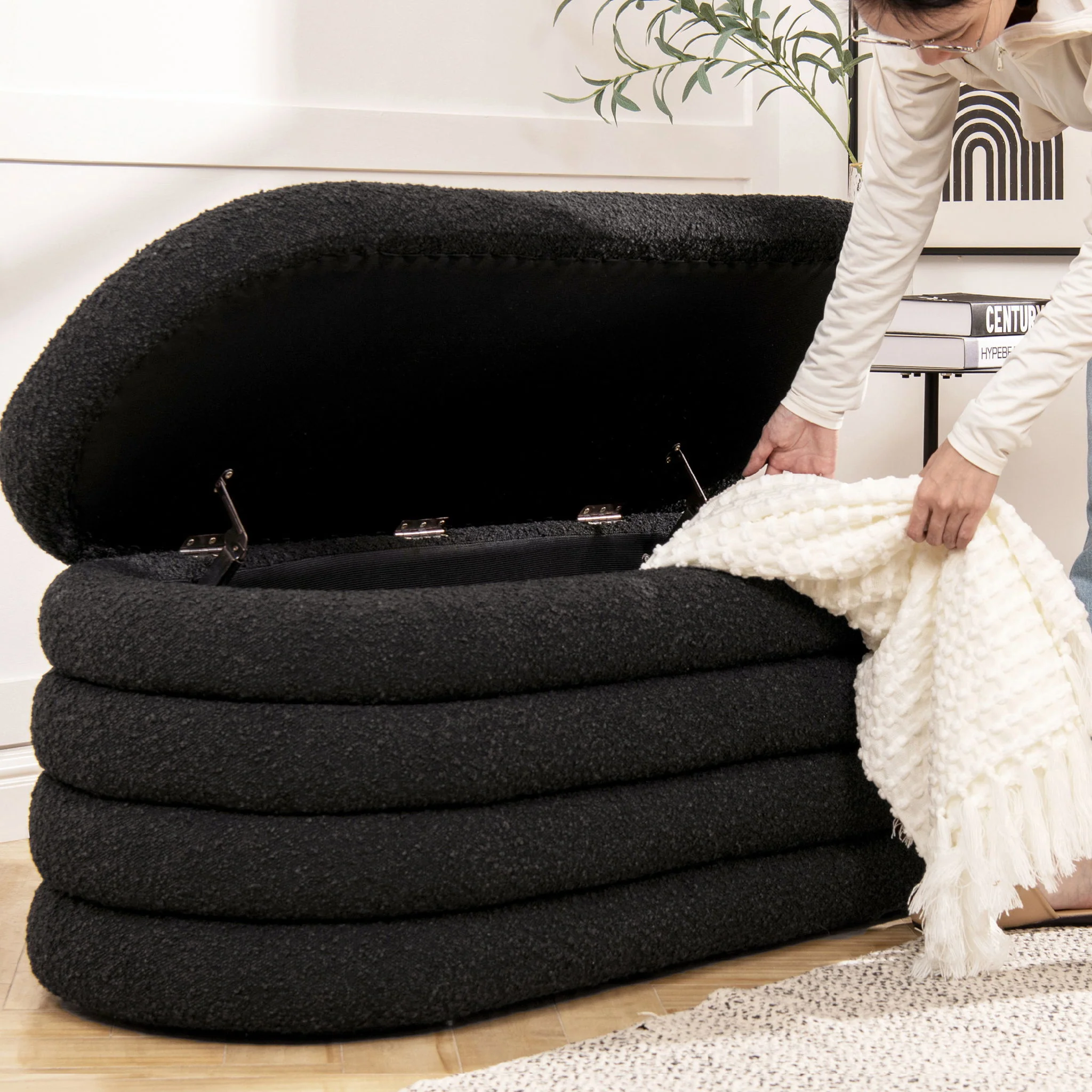 7796-fuji-upholstered-oval-storage-bench-11.webp Fuji - Upholstered Oval Storage Bench