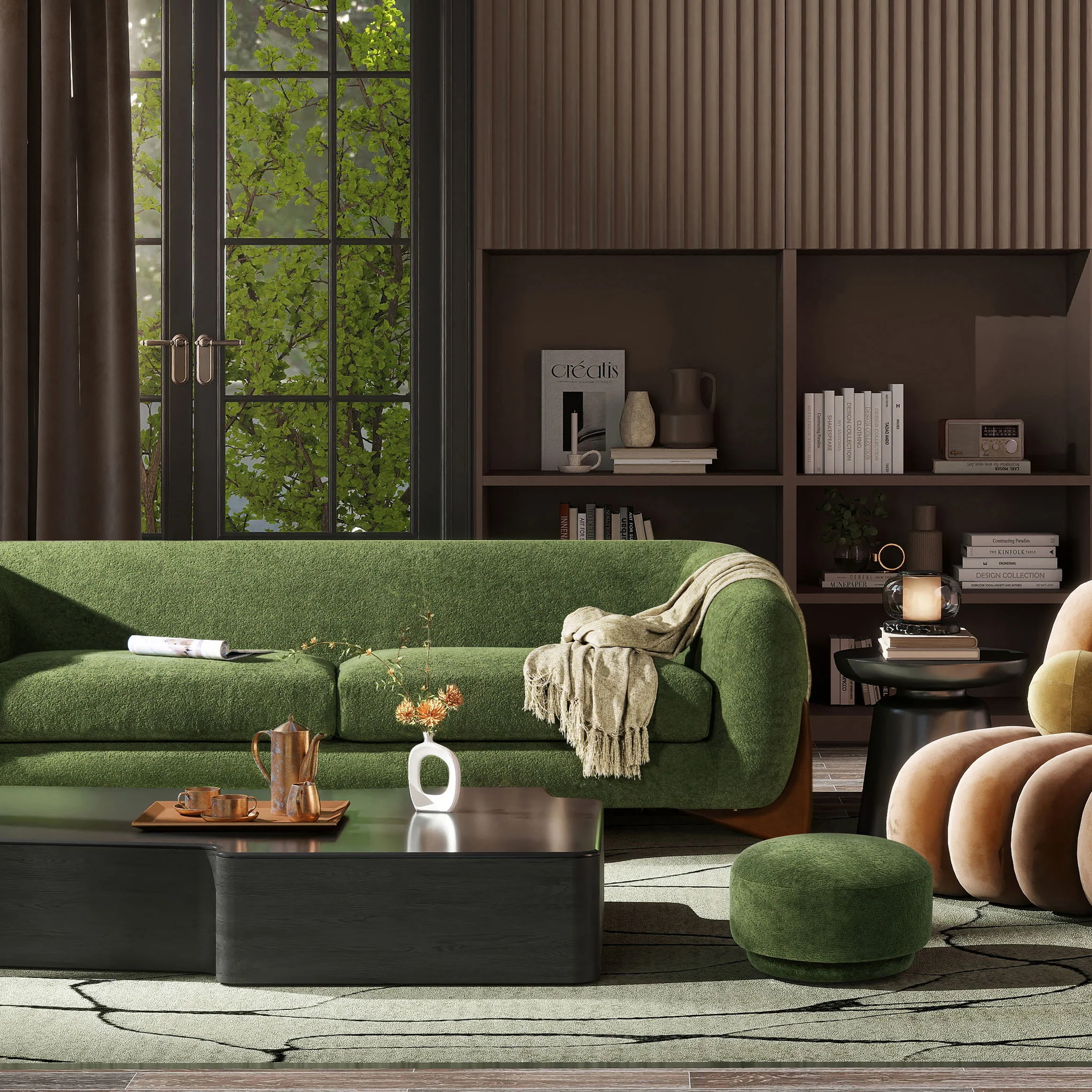 Fuji - Mushroom Footstool Ottoman