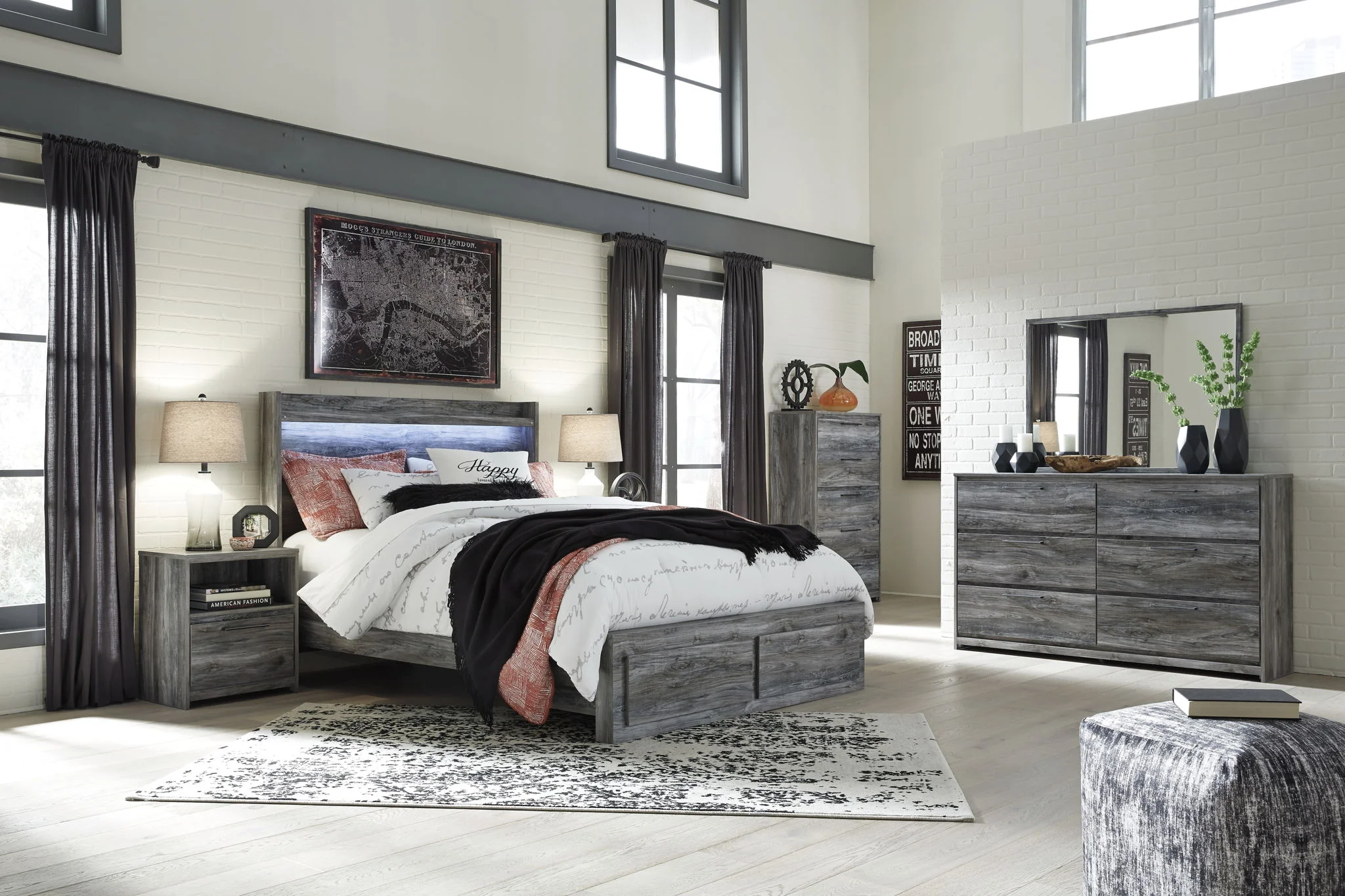 Baystorm - One Drawer Night Stand
