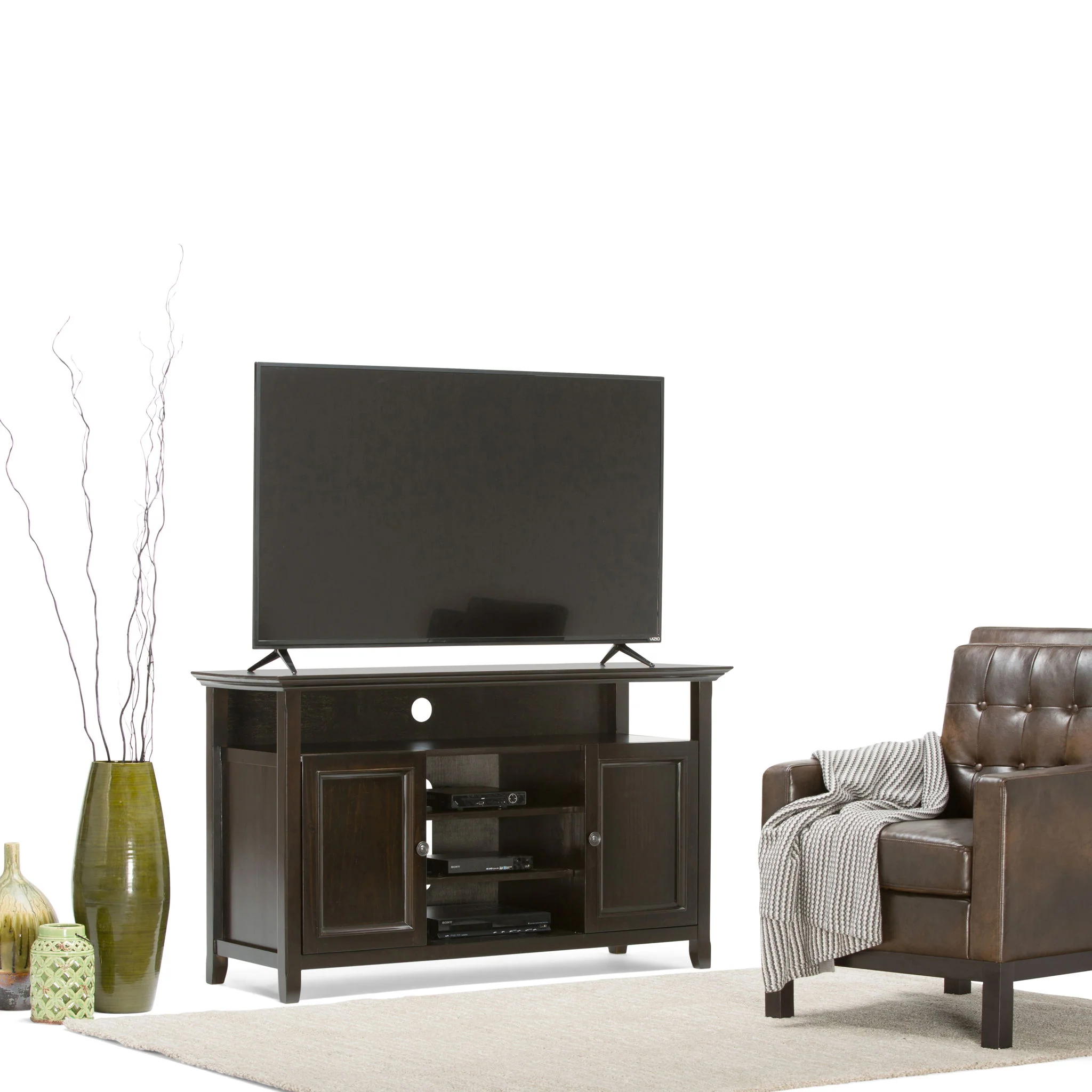 Amherst - TV Media Stand, Handcrafted