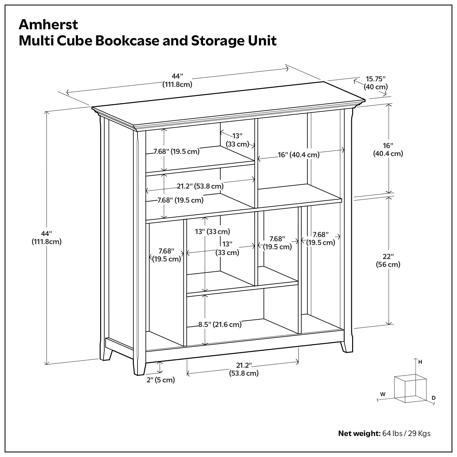 7858-amherst-multi-cube-bookcase-and-storage-unit-5.webp Amherst - Multi Cube Bookcase And Storage Unit