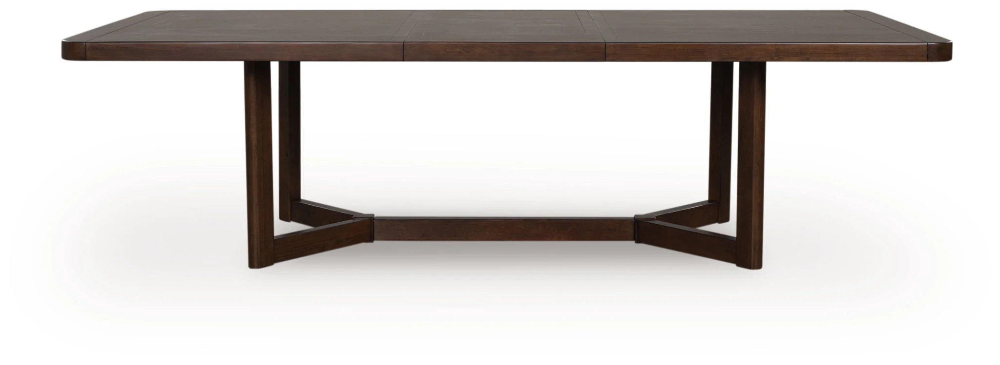 Dilenno - Rectangular Dining Room Extension Table - Dark Brown