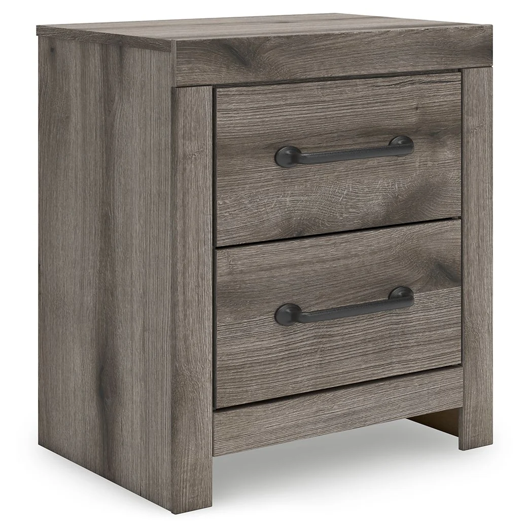 7908-graystorm-two-drawer-night-stand-brown-gray-1.webp Graystorm - Two Drawer Night Stand - Brown Gray