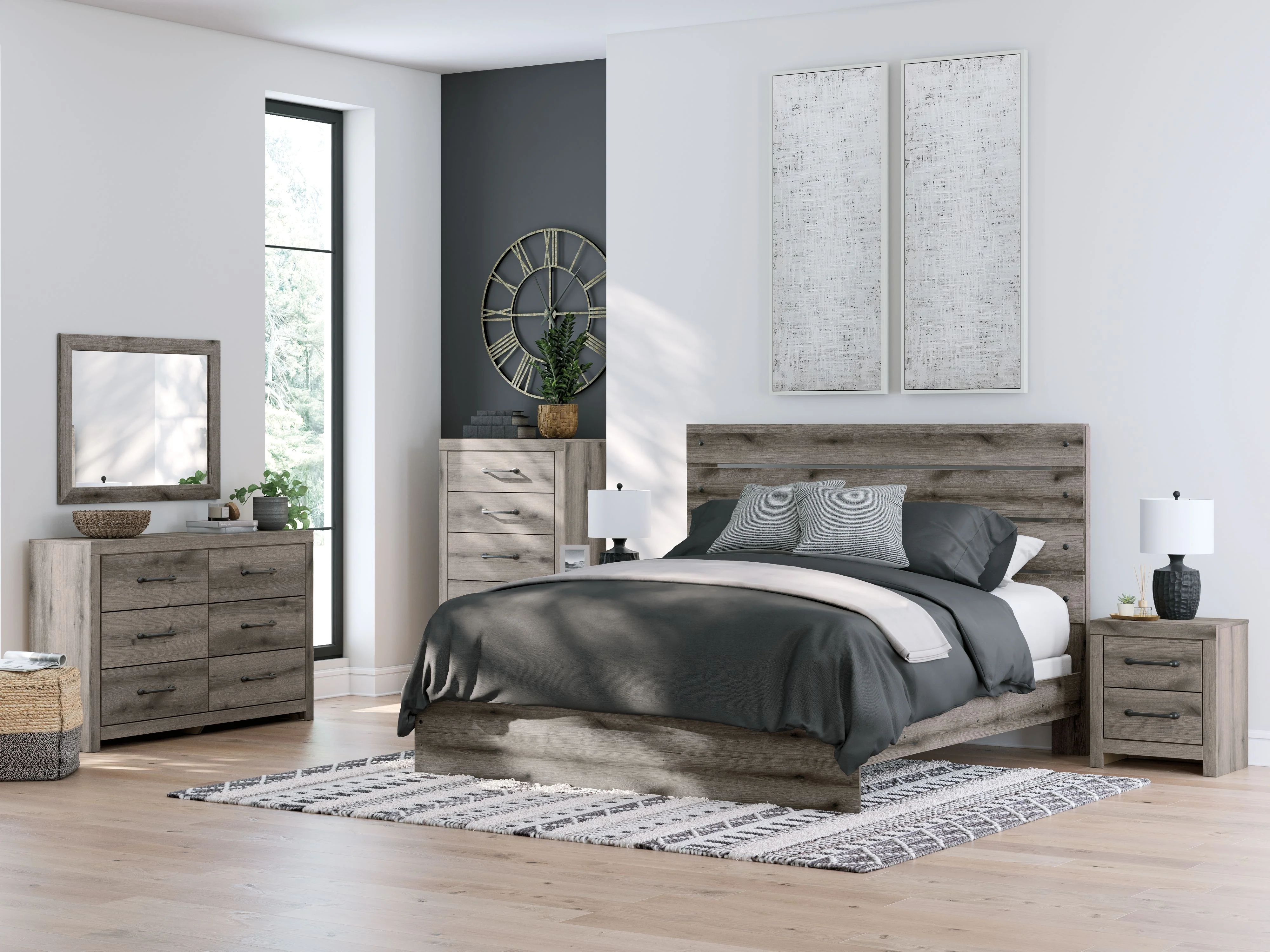 7908-graystorm-two-drawer-night-stand-brown-gray-11.webp Graystorm - Two Drawer Night Stand - Brown Gray