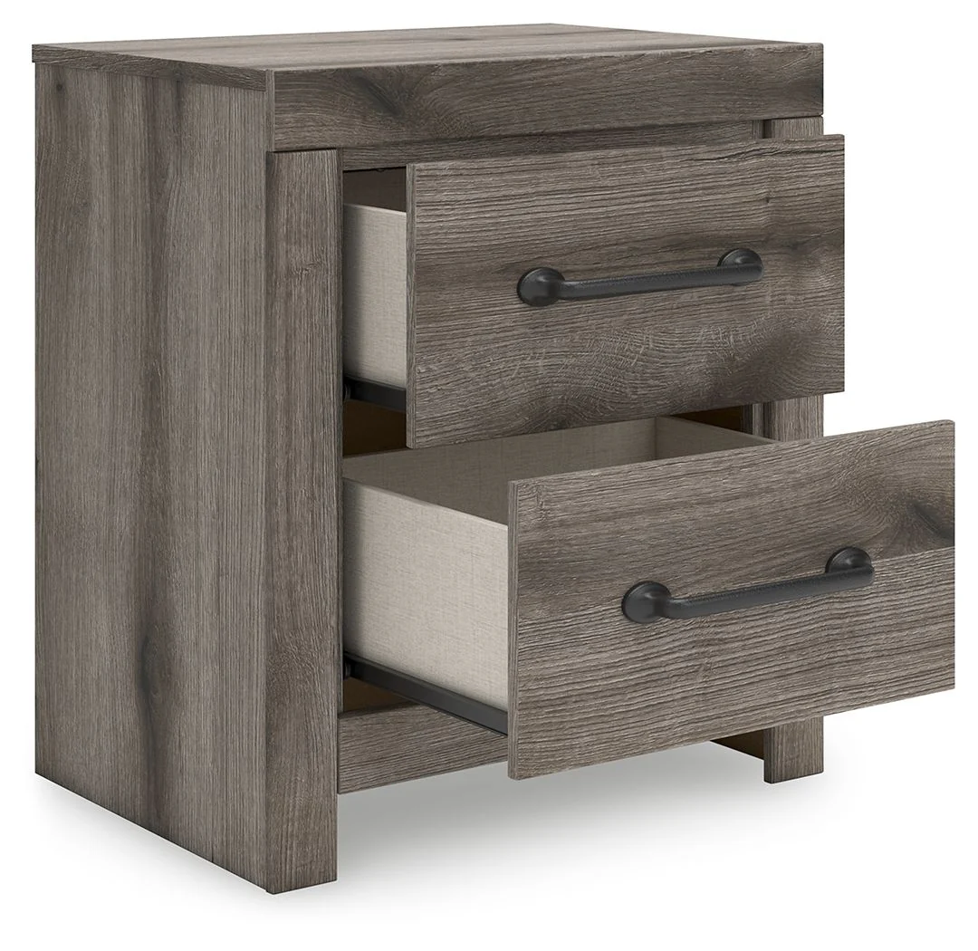7908-graystorm-two-drawer-night-stand-brown-gray-9.webp Graystorm - Two Drawer Night Stand - Brown Gray