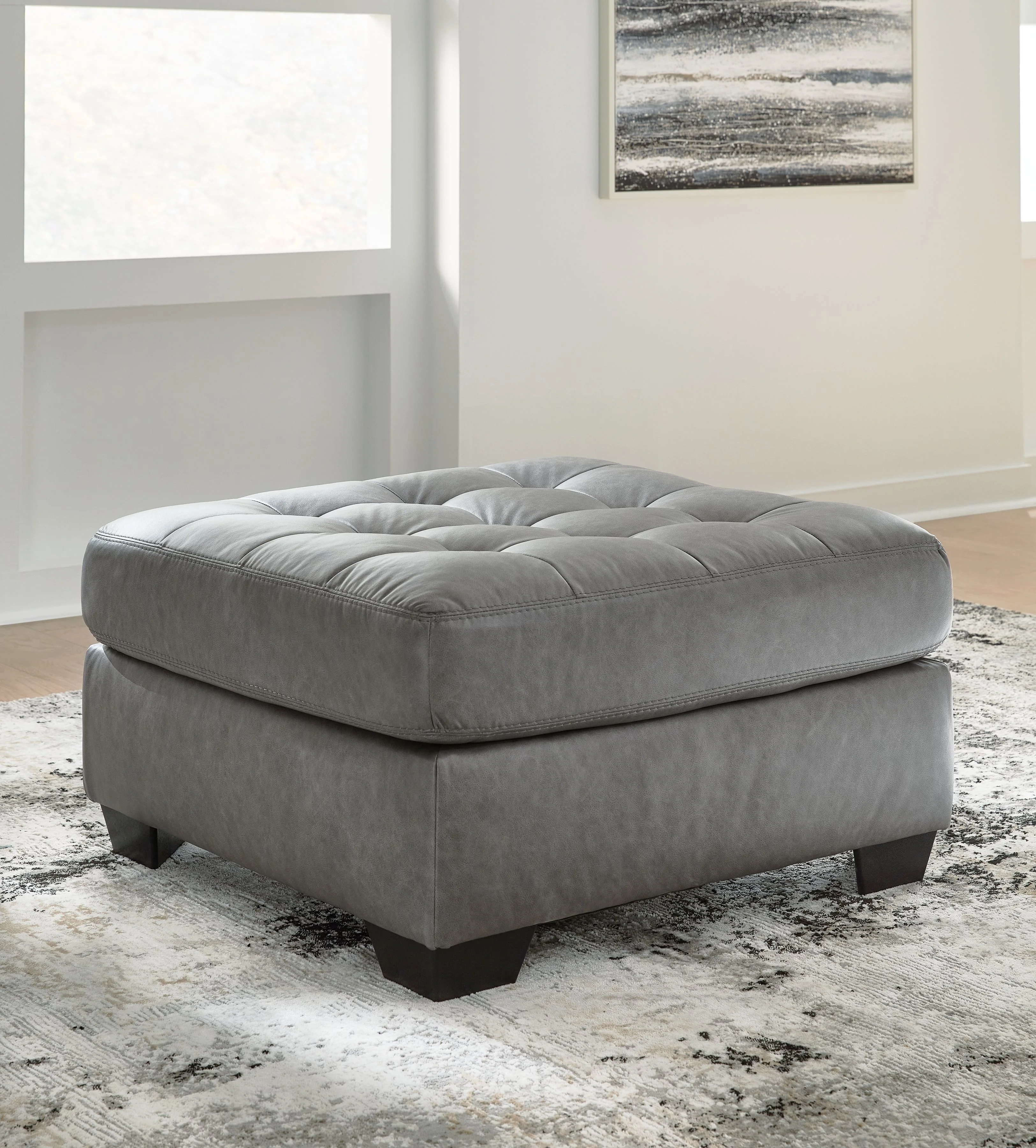 7919-clairette-court-oversized-accent-ottoman-alloy-2.webp Clairette Court - Oversized Accent Ottoman - Alloy