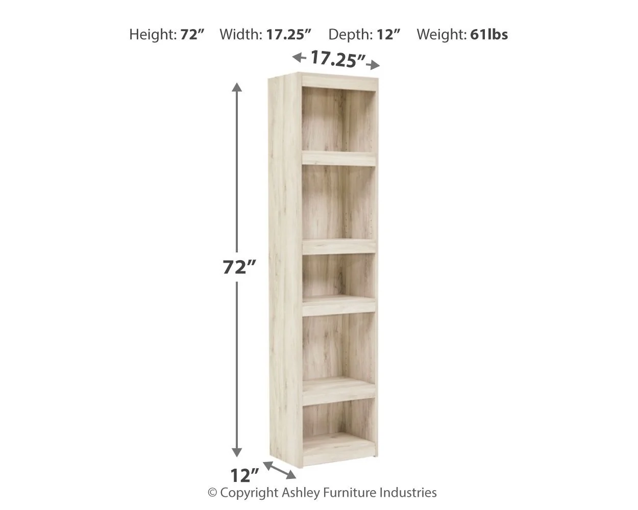 7944-bellaby-pier-4-shelves-whitewash-6.webp Bellaby - Pier - 4 Shelves - Whitewash