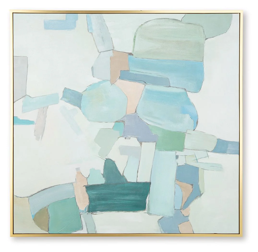 7961-wynburn-wall-art-white-blue-green-1.webp Wynburn - Wall Art - White / Blue / Green
