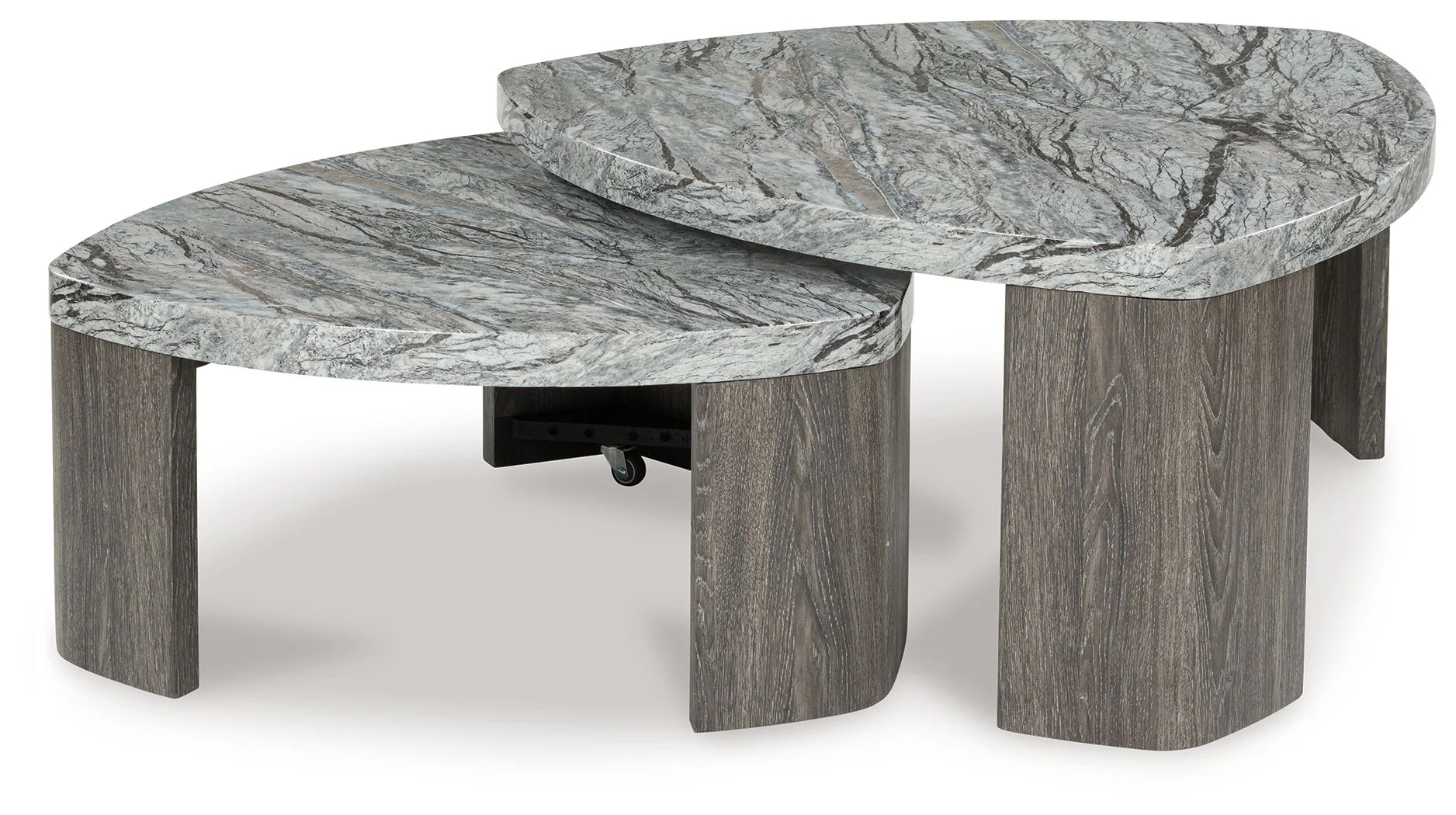 7967-surmour-stacked-cocktail-table-gray-brown-1.webp Surmour - Stacked Cocktail Table - Gray / Brown
