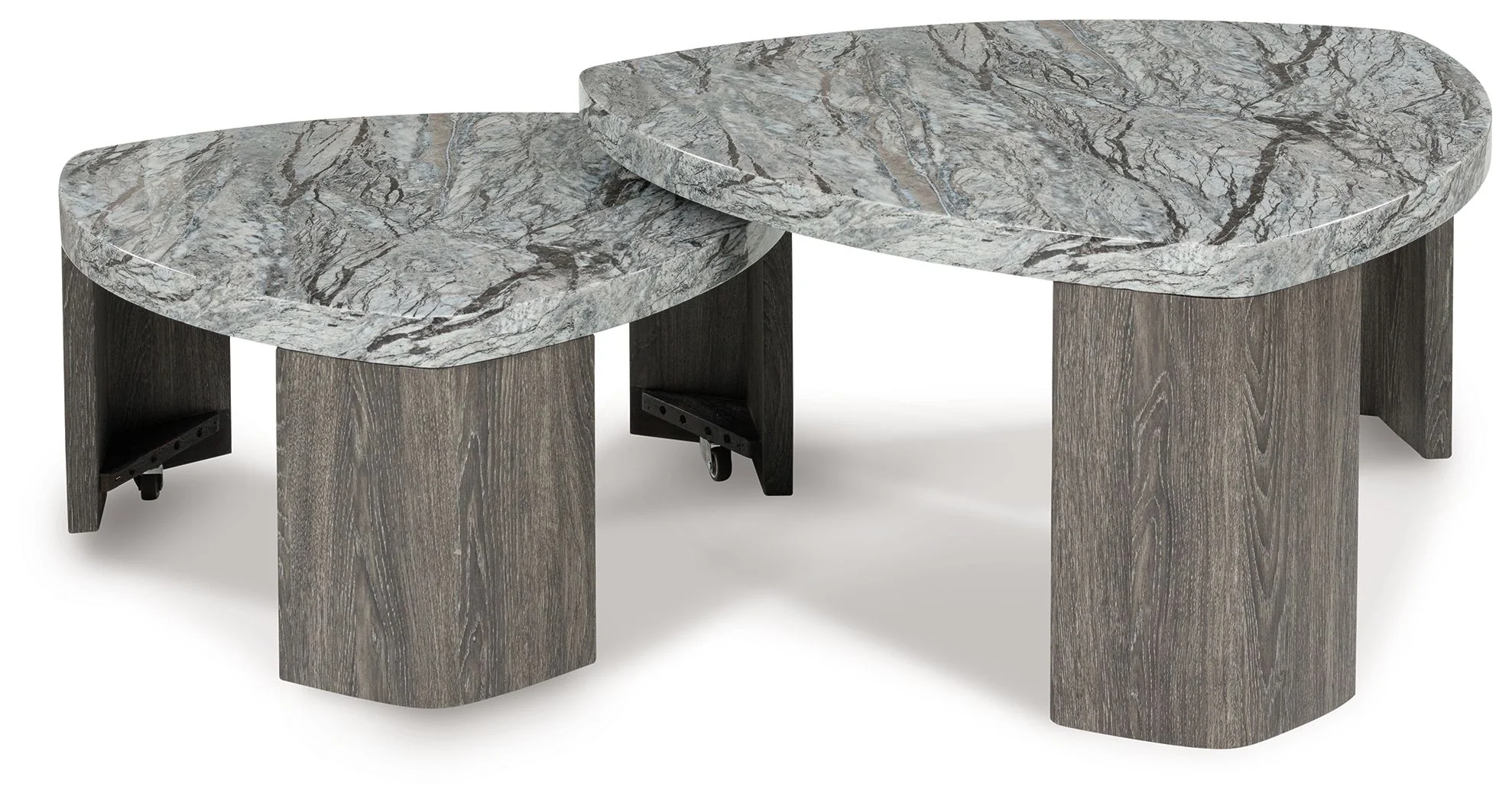 7967-surmour-stacked-cocktail-table-gray-brown-5.webp Surmour - Stacked Cocktail Table - Gray / Brown