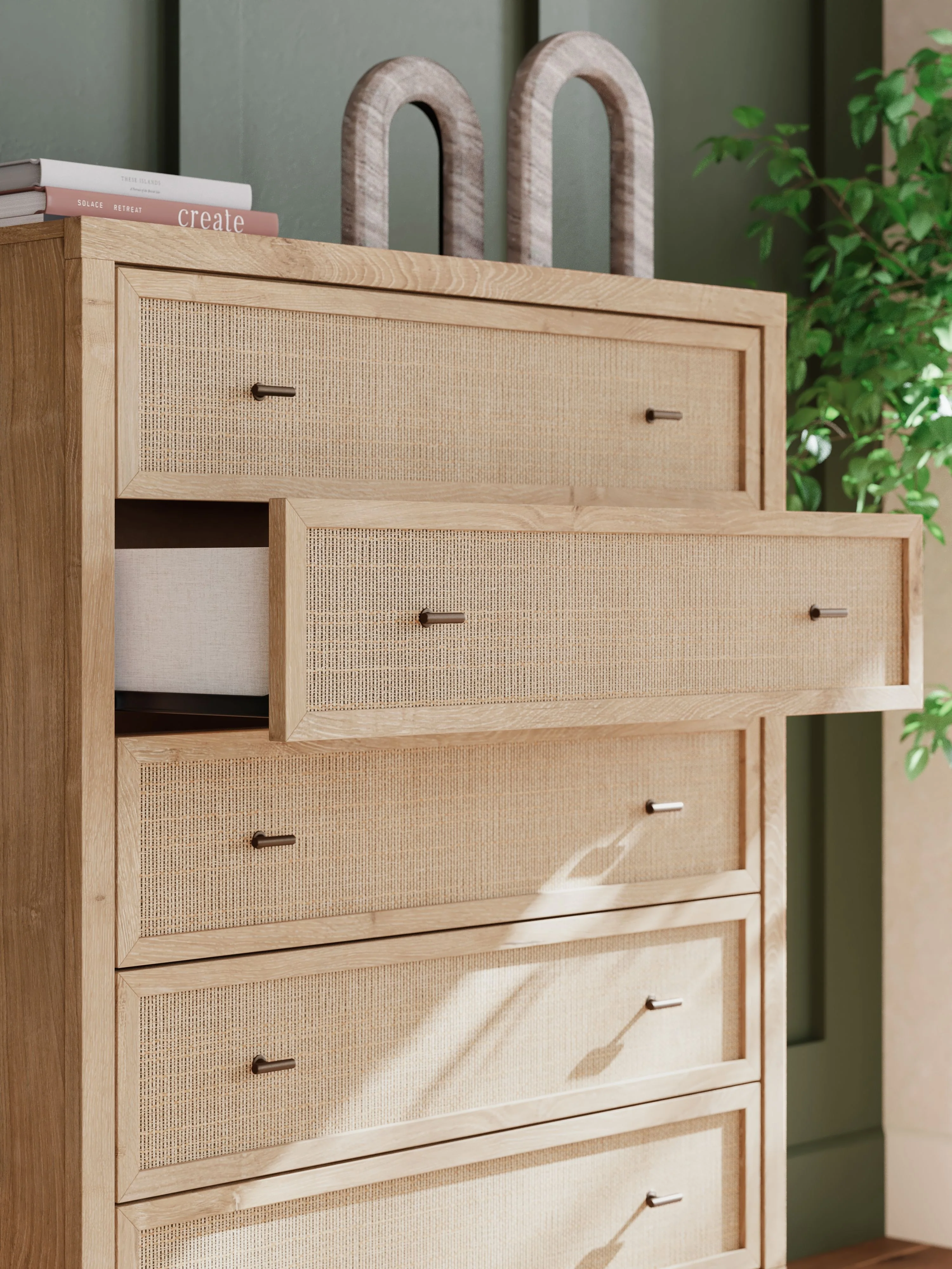 7995-cielden-five-drawer-wide-chest-two-tone-9.webp Cielden - Five Drawer Wide Chest - Two-Tone