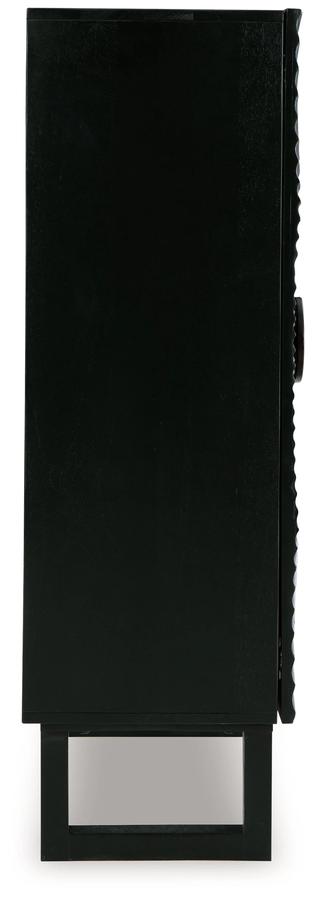 Fosterman - Accent Cabinet - Distressed Black