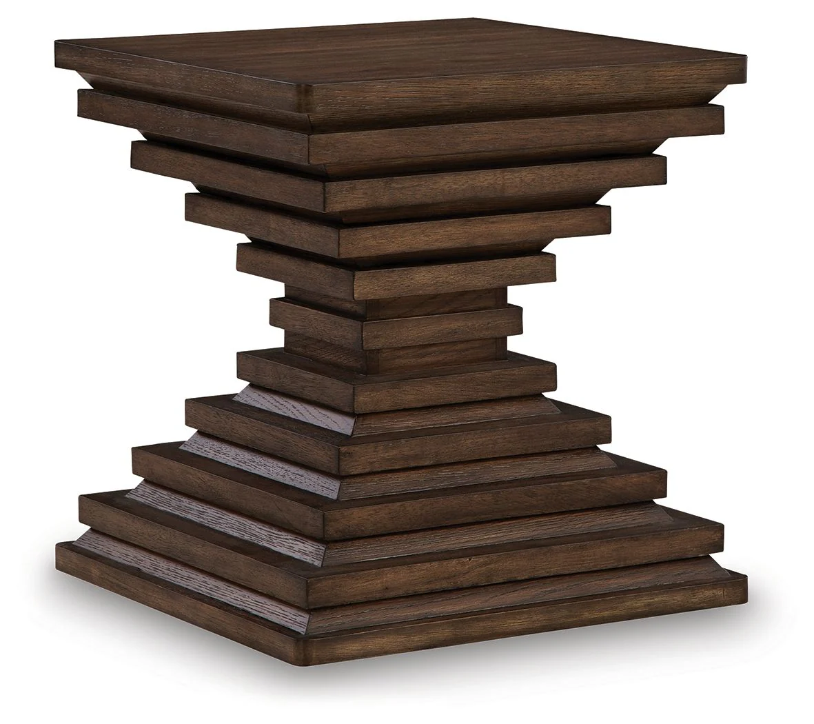 8014-hannodream-square-end-table-warm-brown-1.webp Hannodream - Square End Table - Warm Brown