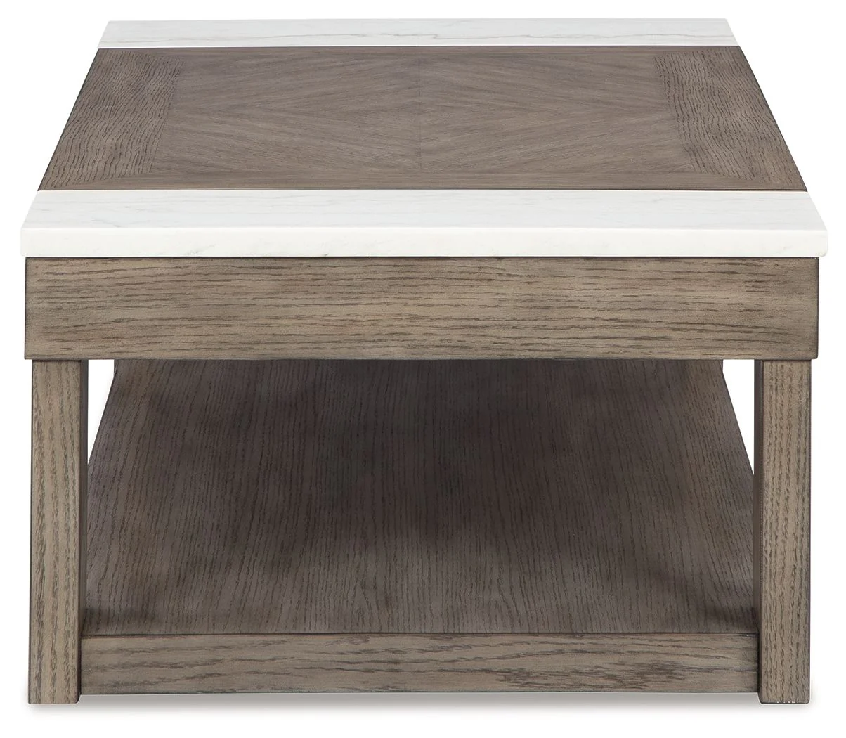 8017-loyaska-lift-top-cocktail-table-grayish-brown-white-7.webp Loyaska - Lift Top Cocktail Table - Grayish Brown / White