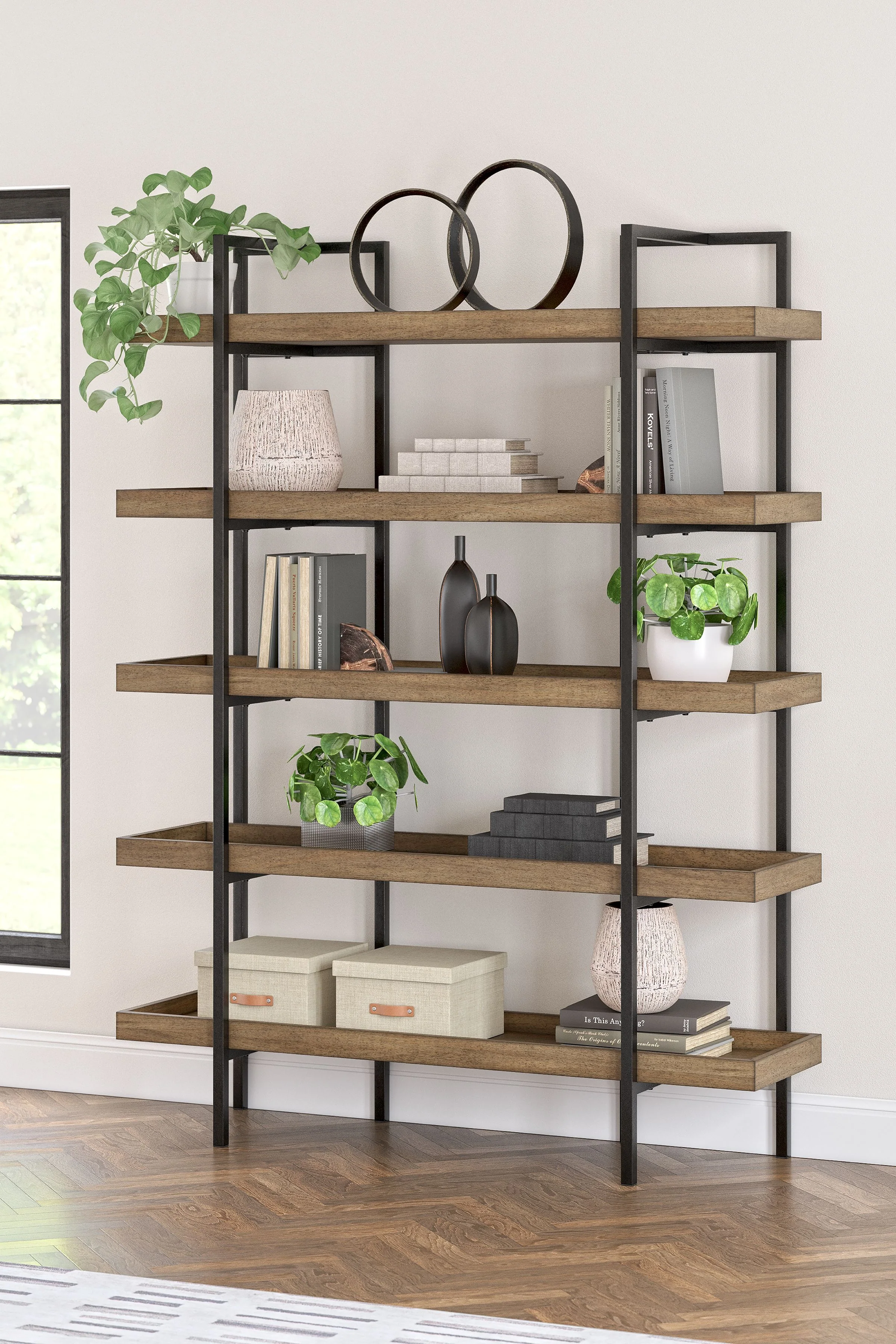 8029-montia-bookcase-light-brown-6.webp Montia - Bookcase - Light Brown