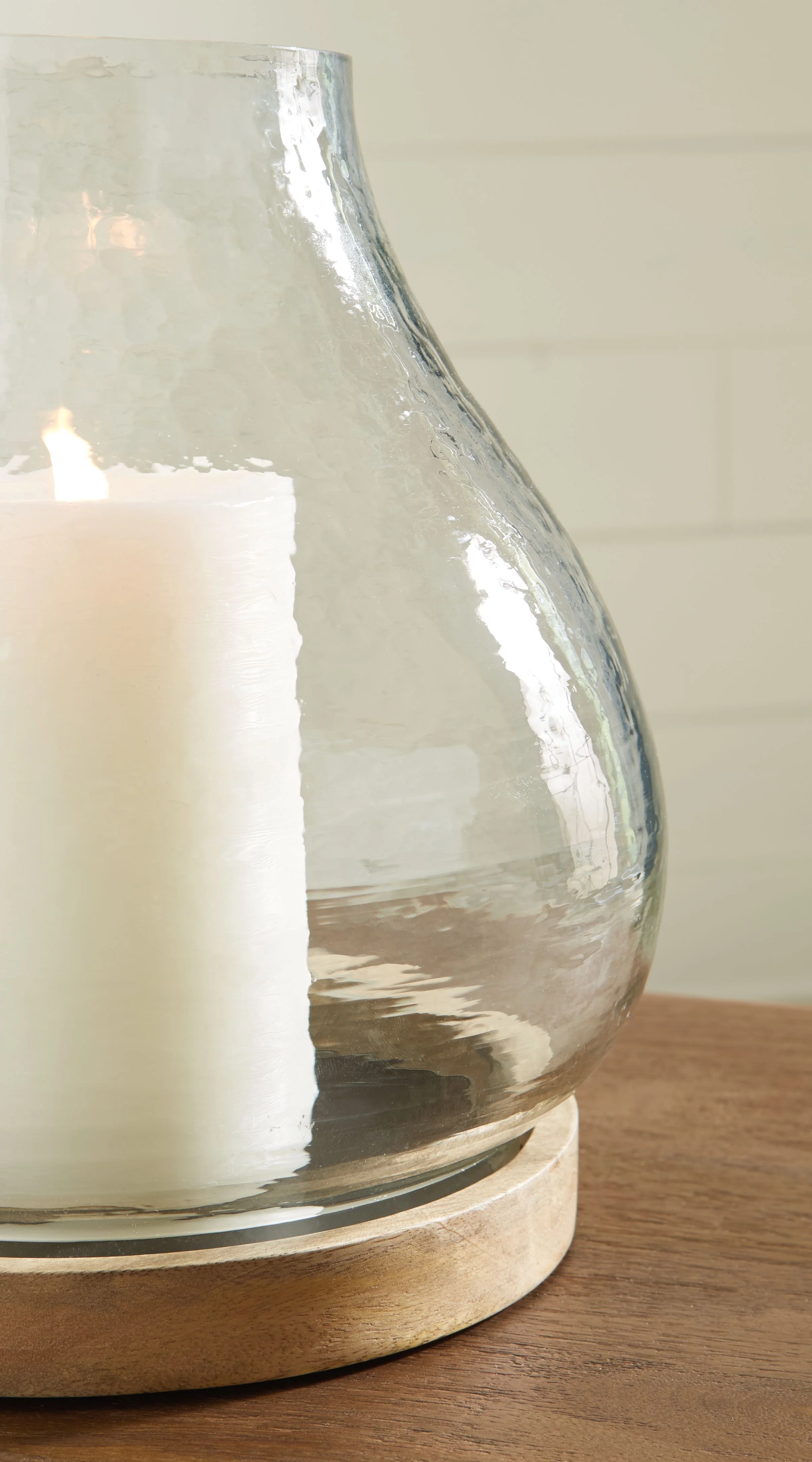 Adalisen - Candle Holder - Clear / Brown
