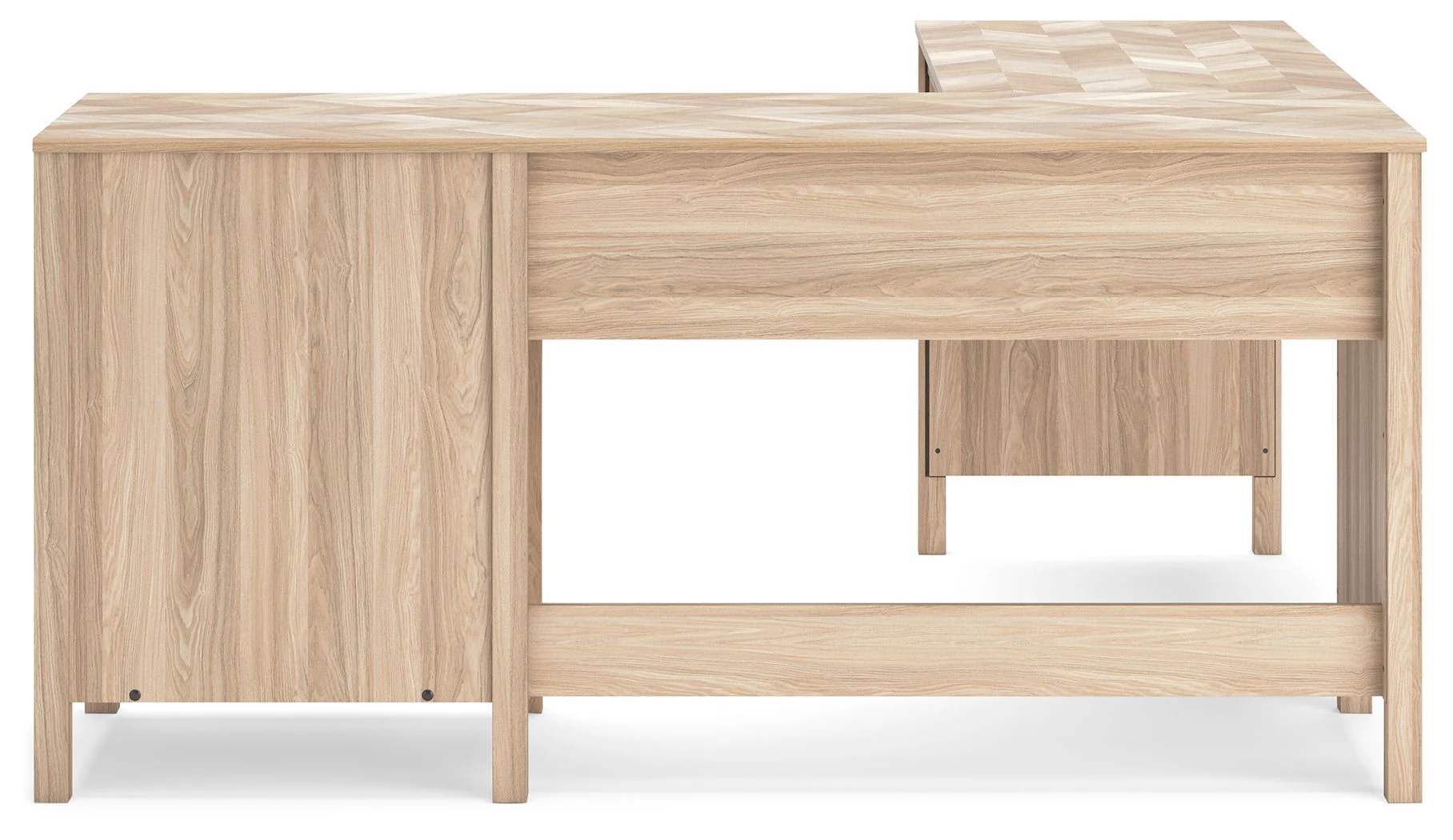 8075-battelle-60-home-office-desk-with-return-tan-2.webp Battelle - 60" Home Office Desk With Return - Tan