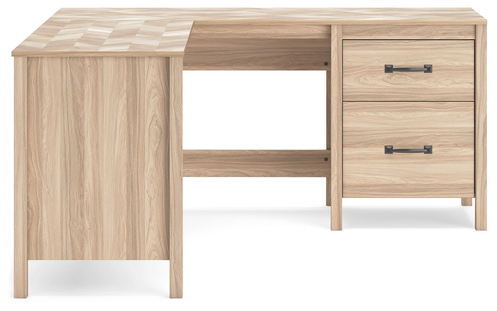 8075-battelle-60-home-office-desk-with-return-tan-5.webp Battelle - 60" Home Office Desk With Return - Tan