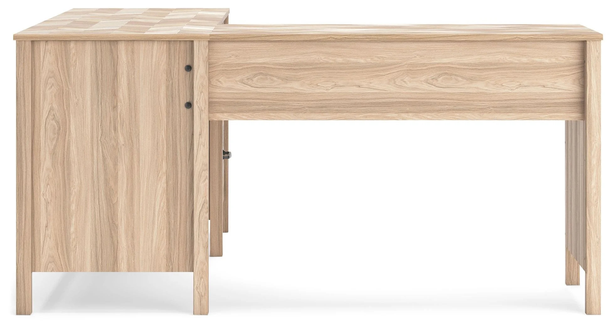 8075-battelle-60-home-office-desk-with-return-tan-9.webp Battelle - 60" Home Office Desk With Return - Tan
