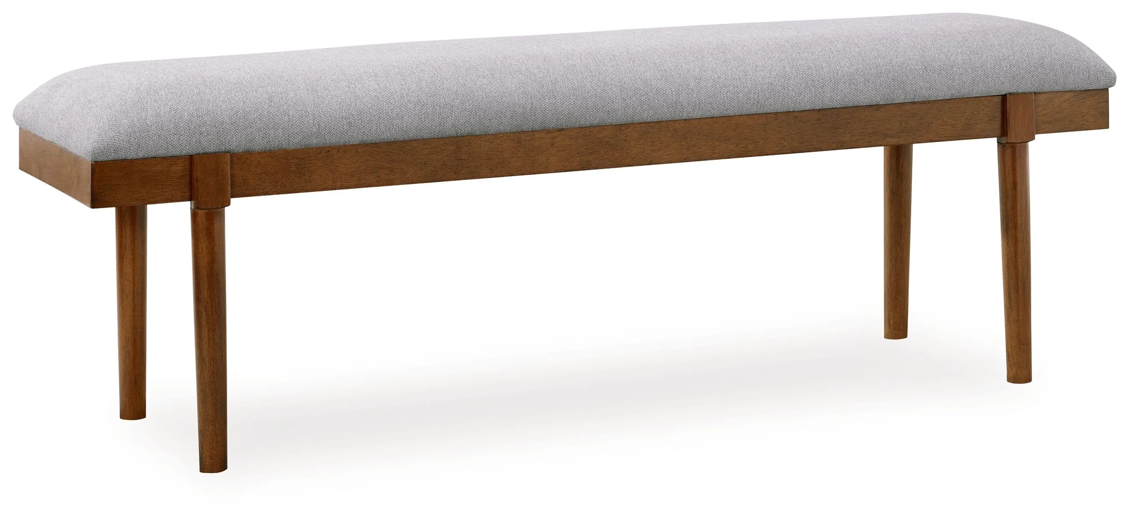 8082-lyncott-large-upholstered-dining-room-bench-gray-brown-1.webp Lyncott - Large Upholstered Dining Room Bench - Gray / Brown