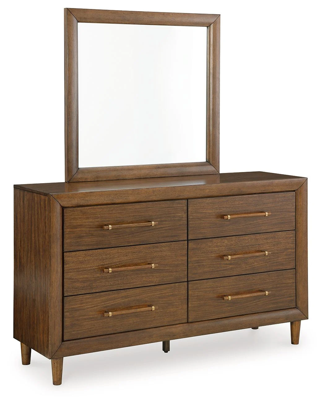 8086-lyncott-dresser-and-mirror-brown-1.webp Lyncott - Dresser And Mirror - Brown