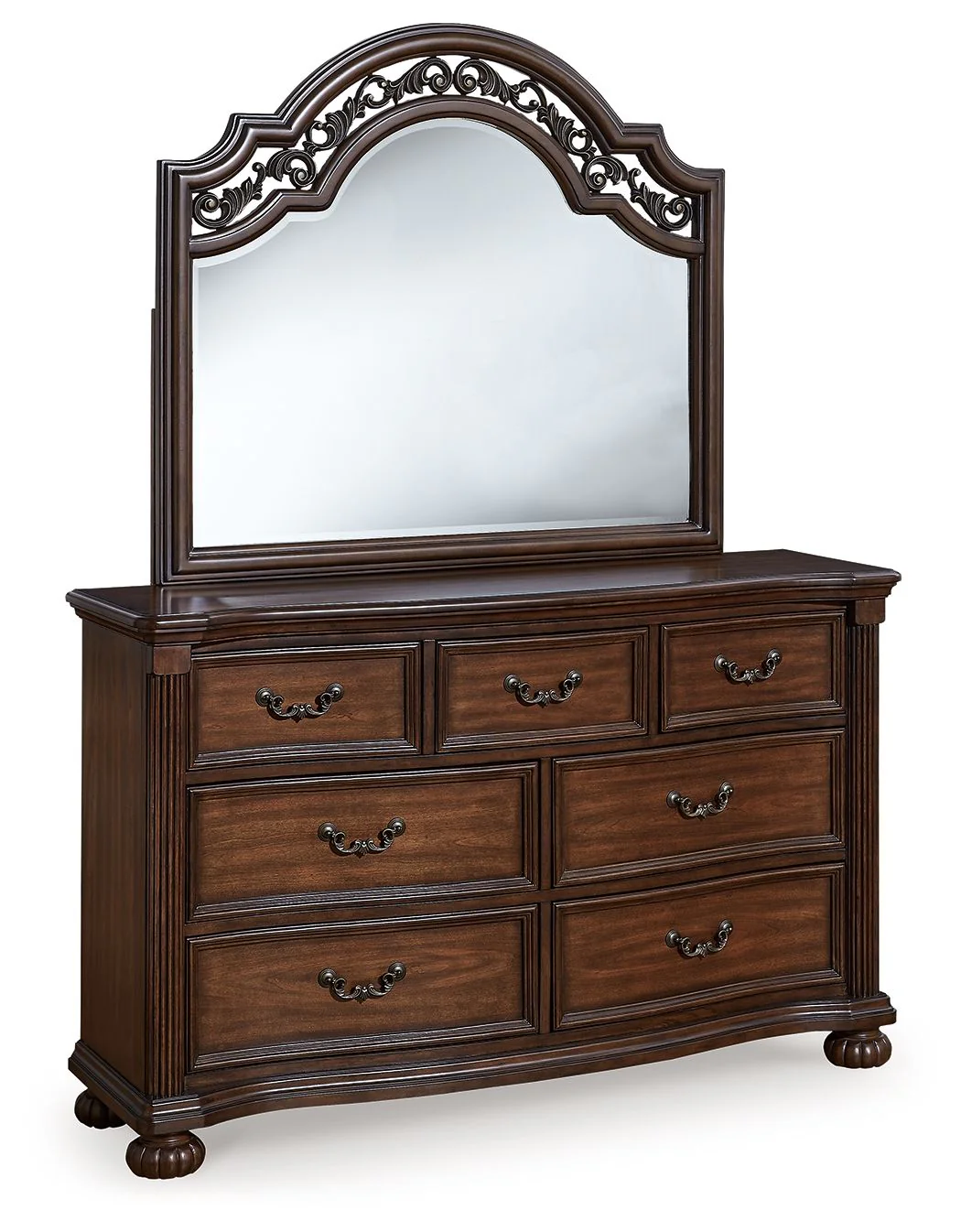 8088-lavinton-dresser-and-mirror-brown-1.webp Lavinton - Dresser And Mirror - Brown