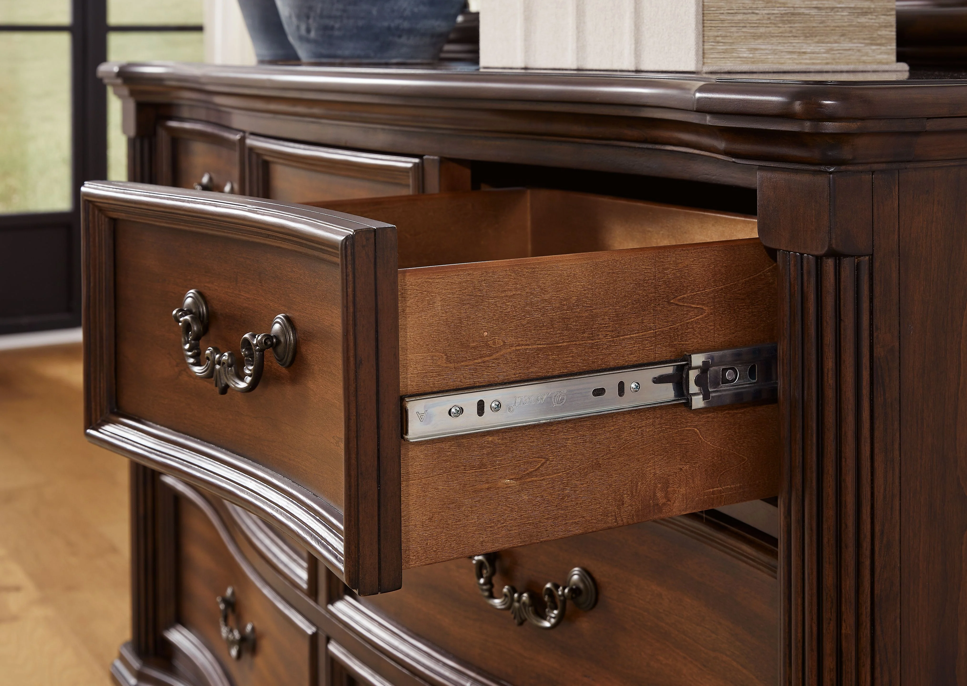 8088-lavinton-dresser-and-mirror-brown-2.webp Lavinton - Dresser And Mirror - Brown