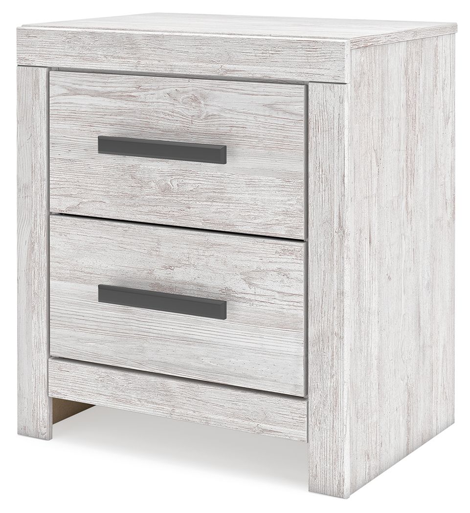 8172-cayboni-two-drawer-night-stand-whitewash-10.jpg Cayboni - Two Drawer Night Stand - Whitewash
