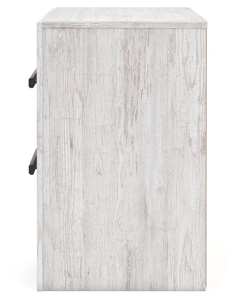 8172-cayboni-two-drawer-night-stand-whitewash-6.jpg Cayboni - Two Drawer Night Stand - Whitewash