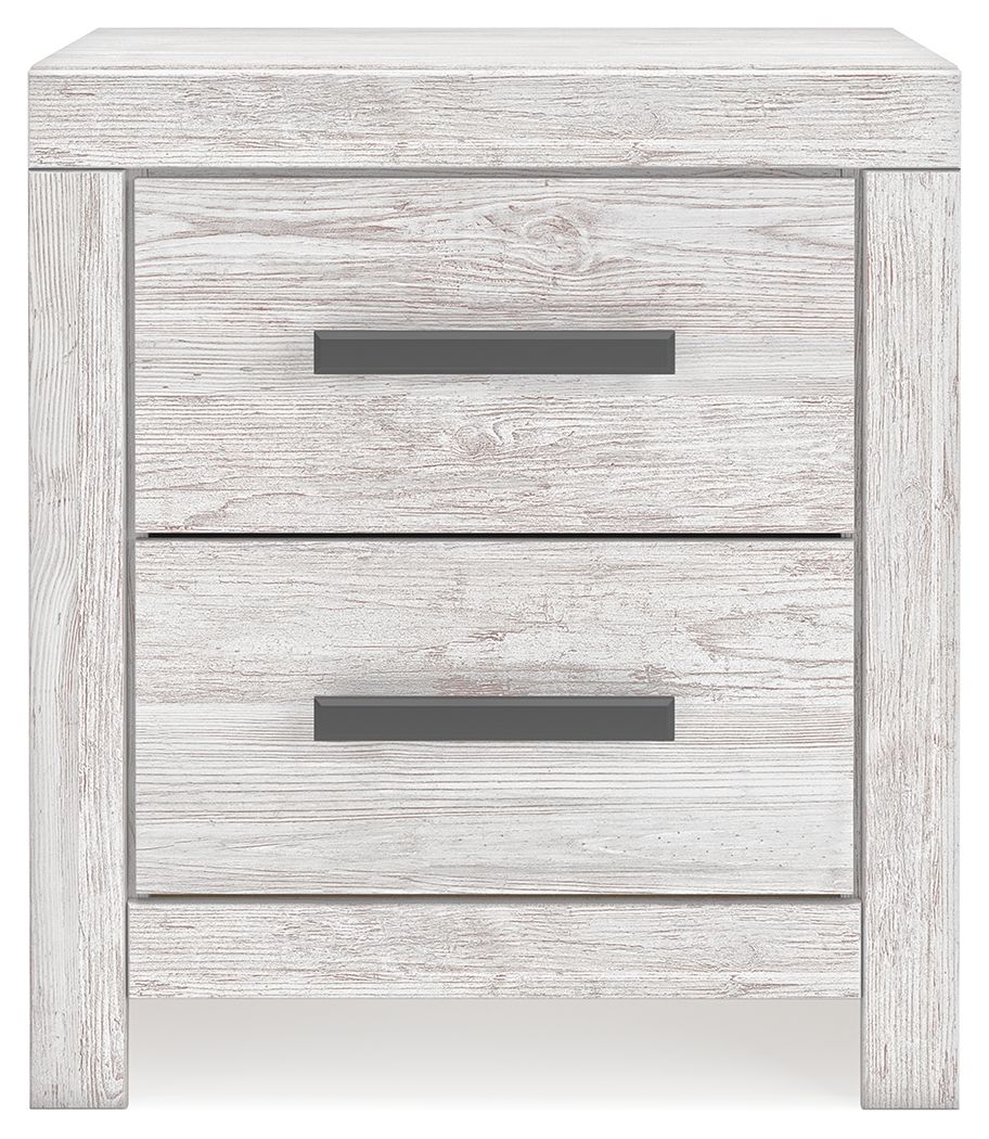 8172-cayboni-two-drawer-night-stand-whitewash-7.jpg Cayboni - Two Drawer Night Stand - Whitewash
