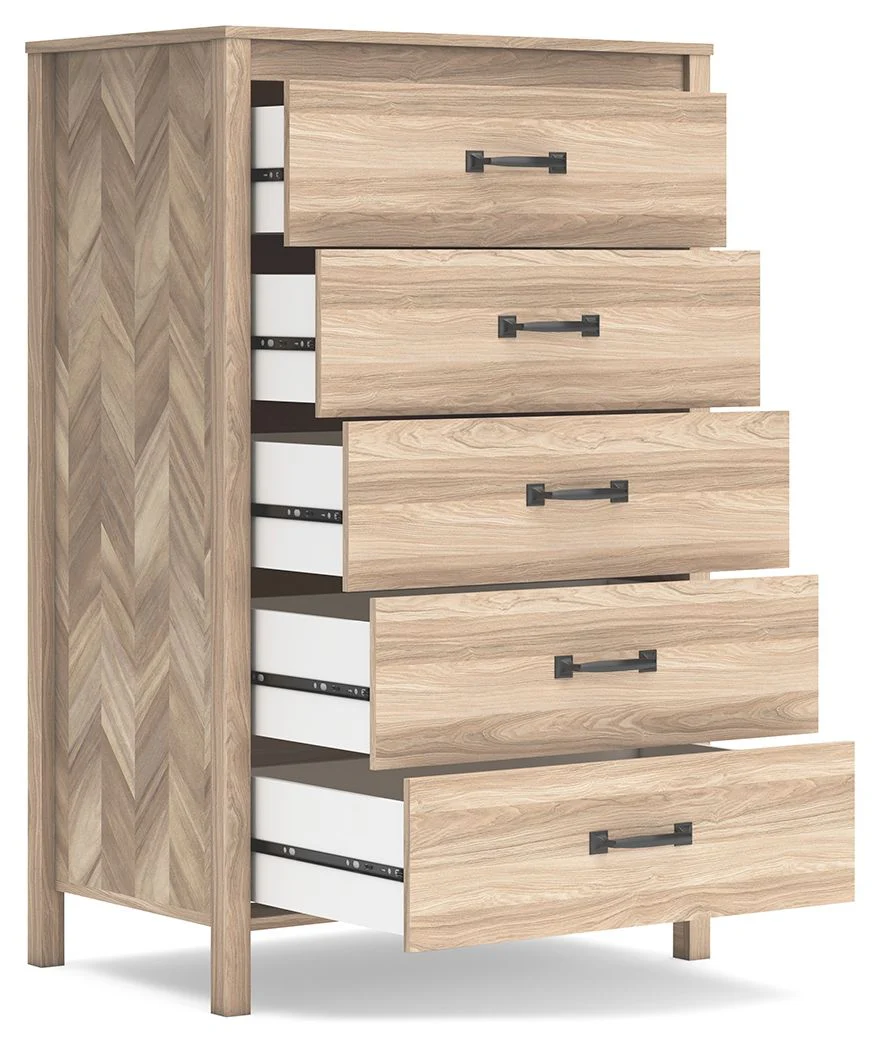 8173-battelle-five-drawer-chest-tan-2.webp Battelle - Five Drawer Chest - Tan