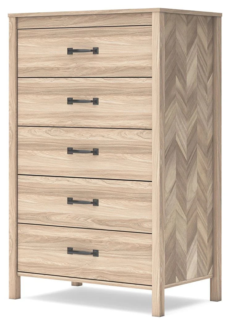 8173-battelle-five-drawer-chest-tan-7.webp Battelle - Five Drawer Chest - Tan