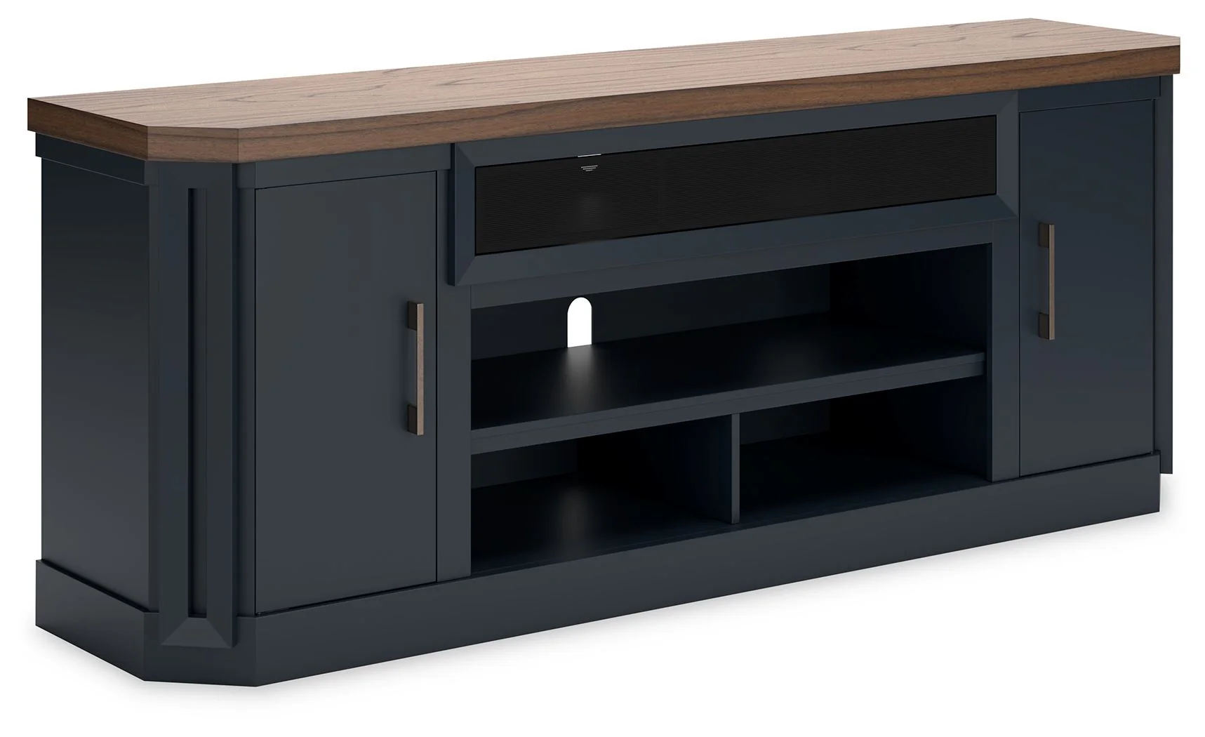 8179-landocken-xl-tv-stand-w-fireplace-option-brown-blue-1.webp Landocken - XL TV Stand W/Fireplace Option - Brown / Blue