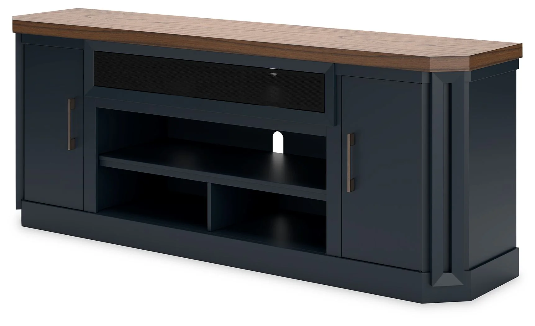 8179-landocken-xl-tv-stand-w-fireplace-option-brown-blue-11.webp Landocken - XL TV Stand W/Fireplace Option - Brown / Blue
