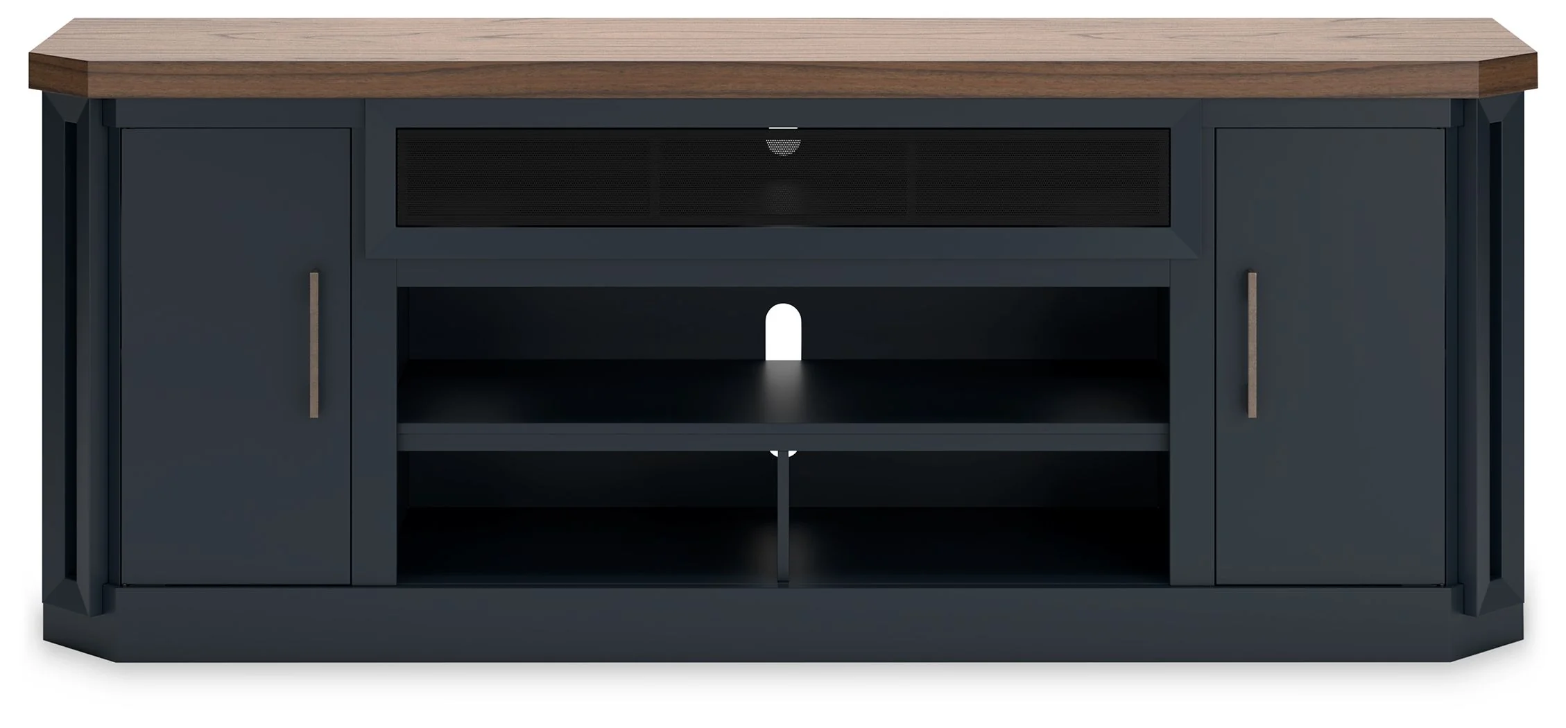 8179-landocken-xl-tv-stand-w-fireplace-option-brown-blue-4.webp Landocken - XL TV Stand W/Fireplace Option - Brown / Blue