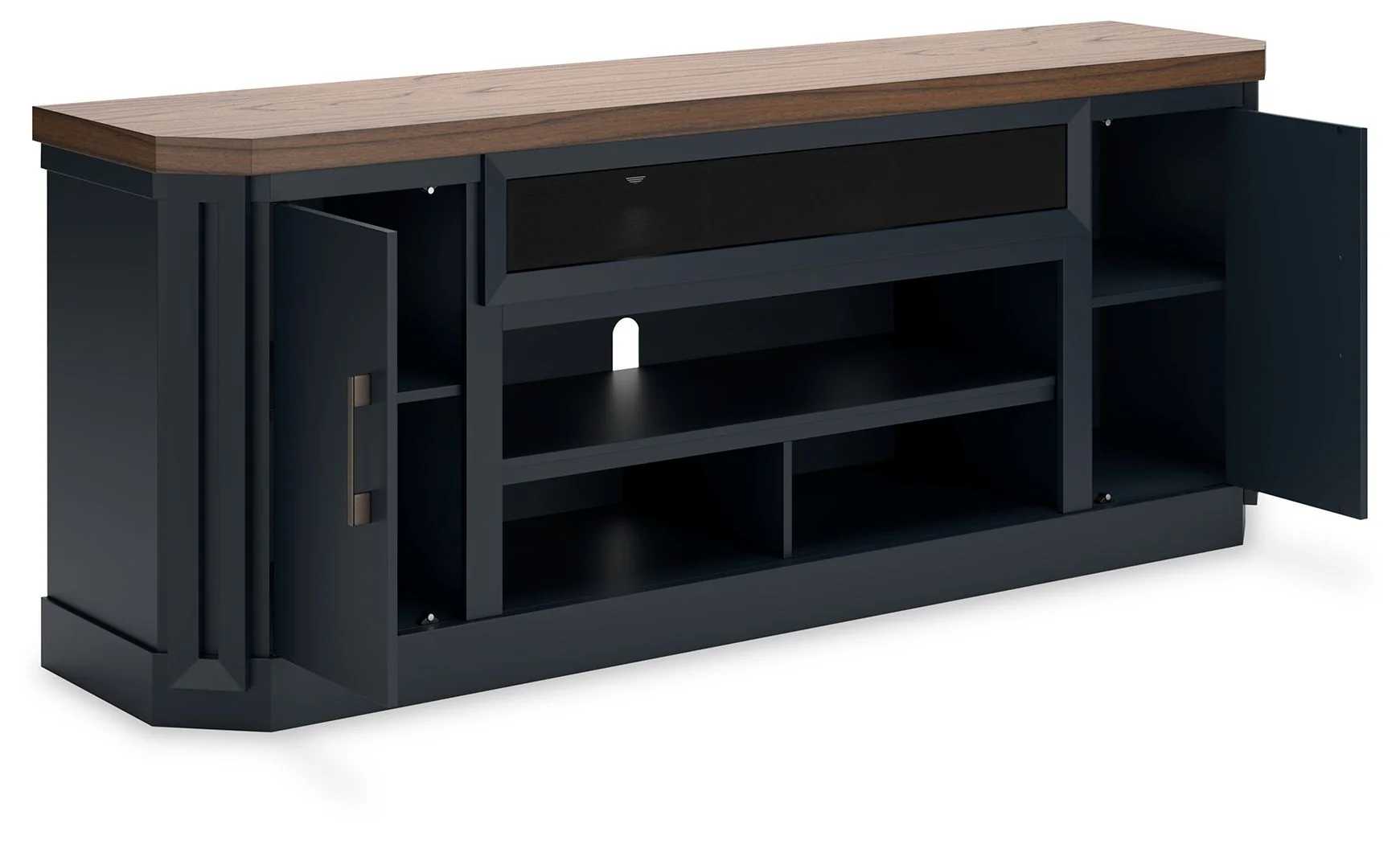 8179-landocken-xl-tv-stand-w-fireplace-option-brown-blue-6.webp Landocken - XL TV Stand W/Fireplace Option - Brown / Blue